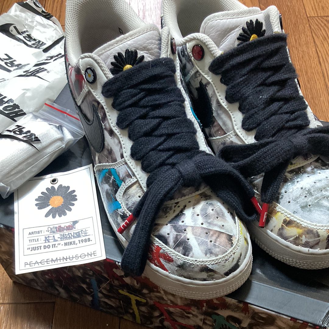 PEACEMINUSONE × Nike Air Force 1 Low "Para-noise/White/Black" / G-DRAGON