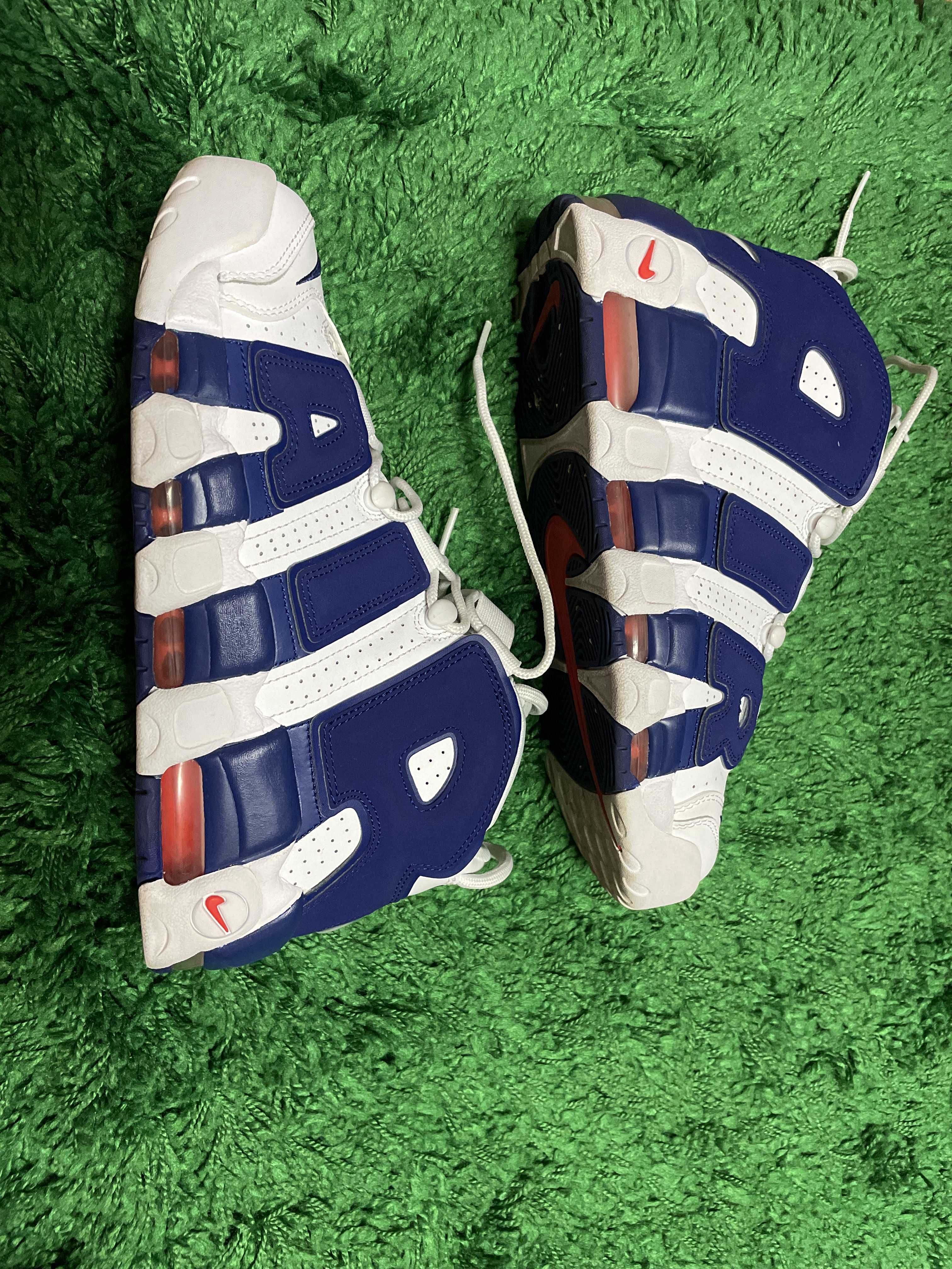 NIKE AIR MORE UPTEMPO 96 "WHITE/DEEP ROYAL BLUE"