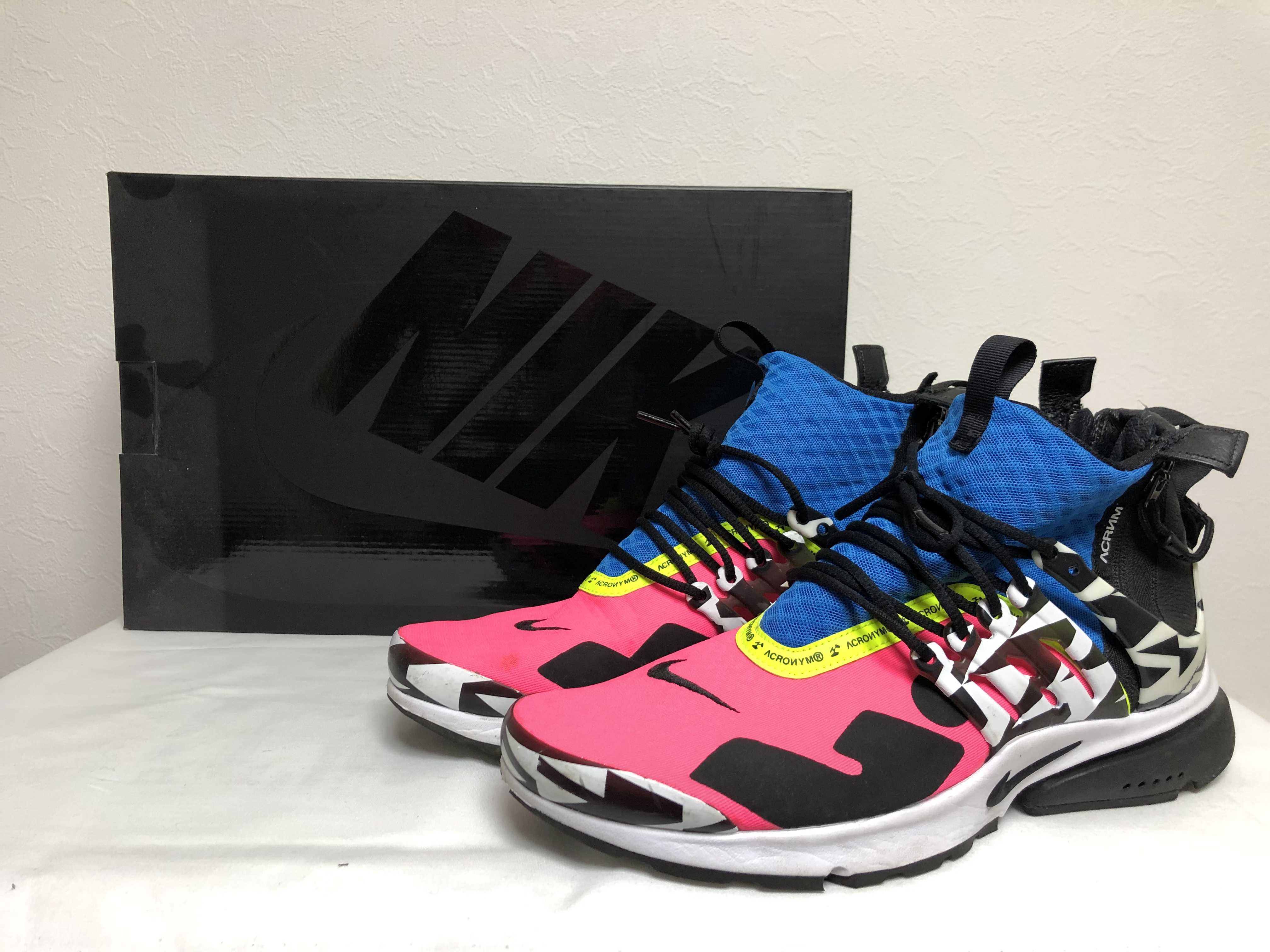 ACRONYM × Nike Air Presto Mid "Hyper Pink"