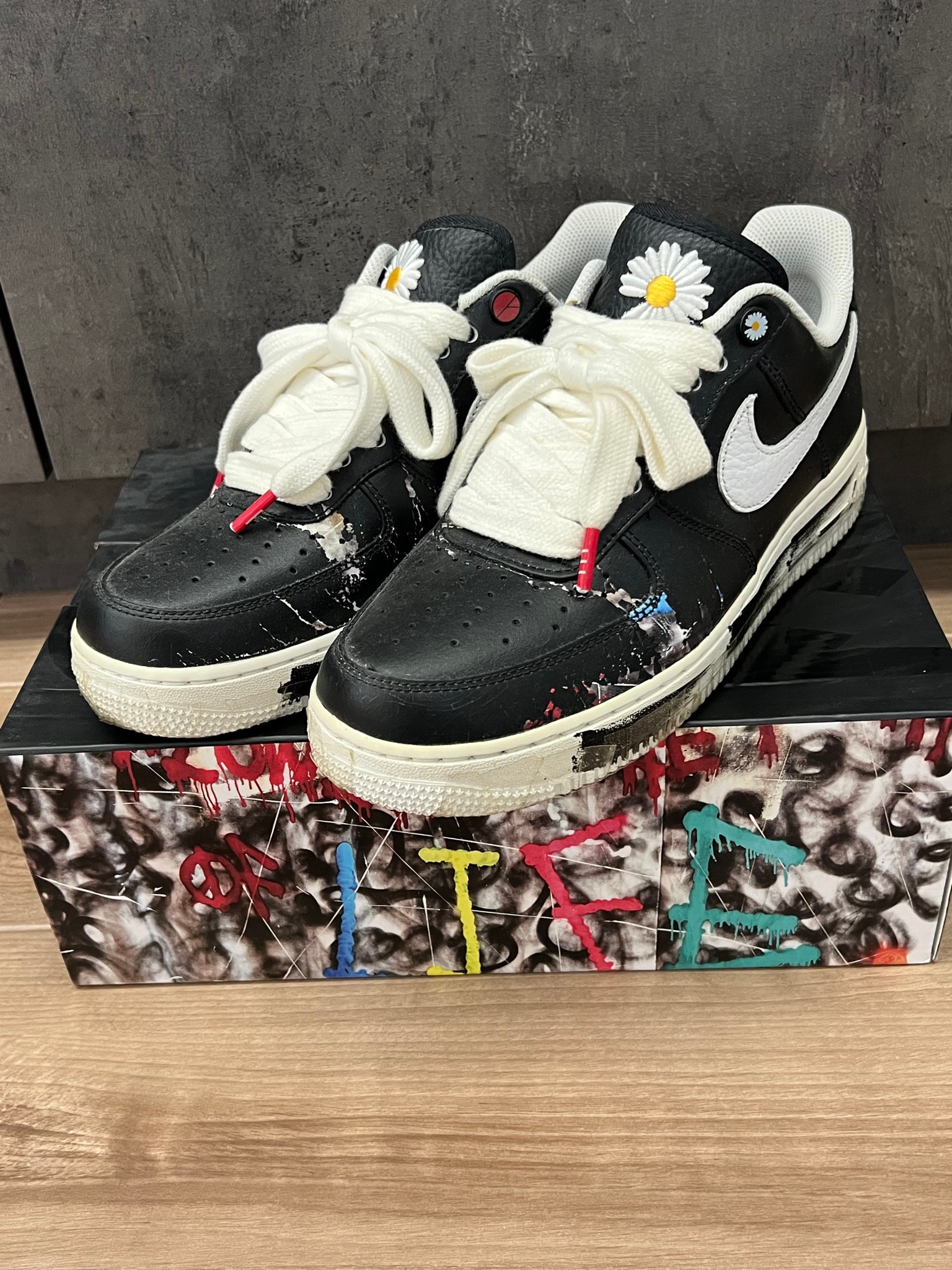 PEACEMINUSONE × Nike Air Force 1 Low Para Noise "Black" / G-DRAGON