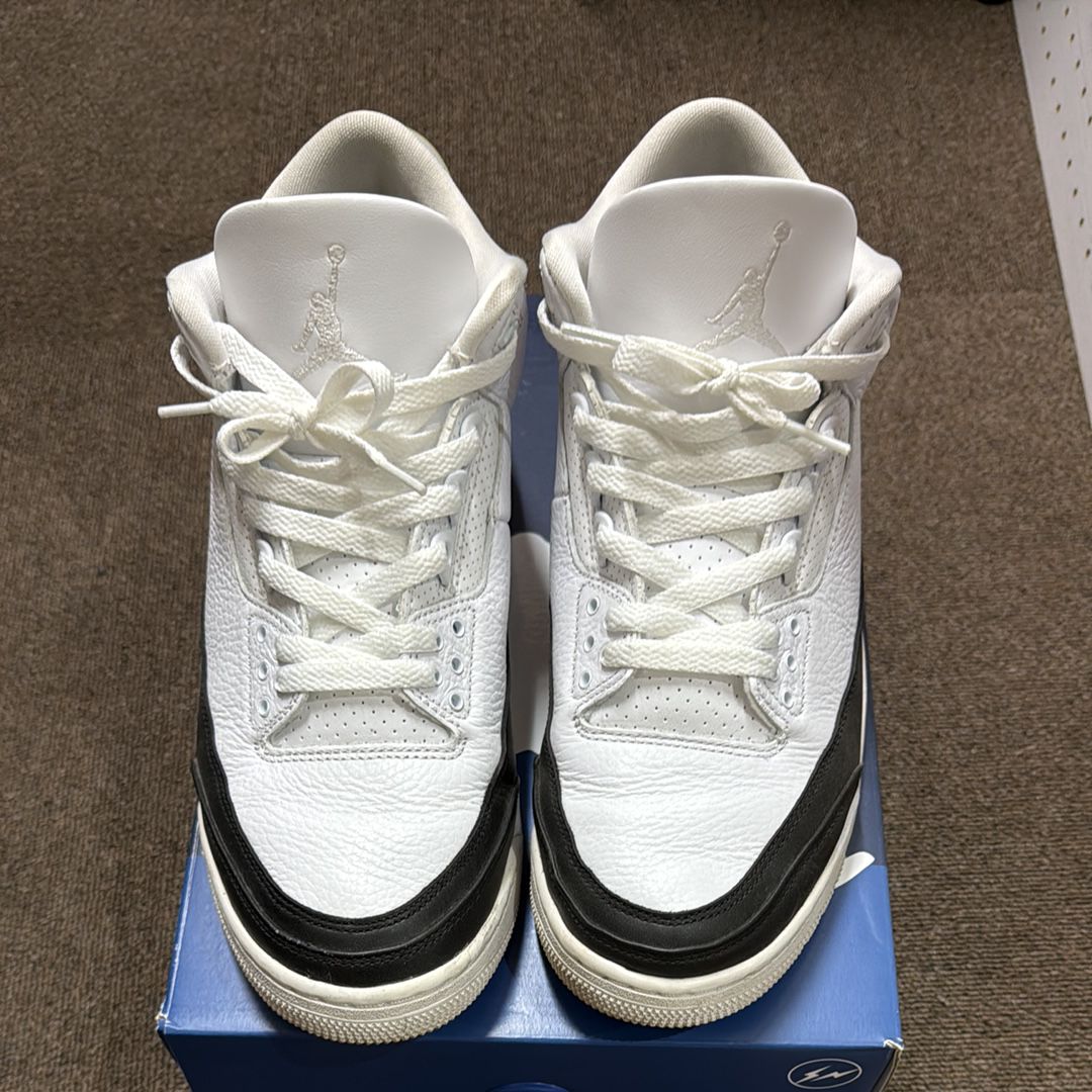 Fragment × Nike Air Jordan 3 "White/Black"
