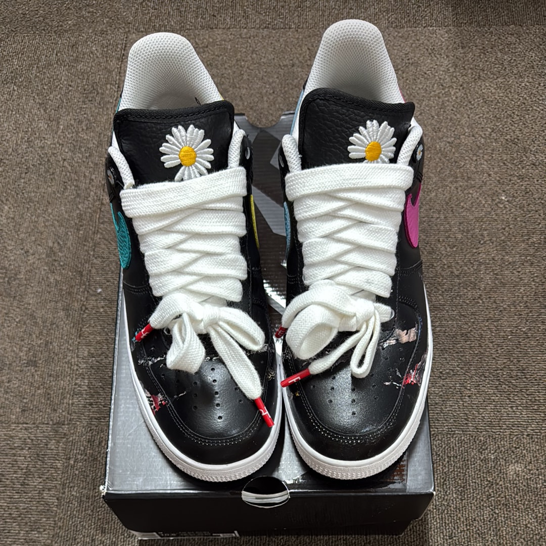 PEACEMINUSONE × Nike Air Force 1 Low '07 Para-Noise 3.0 "Black and Multi-Color" / G-DRAGON