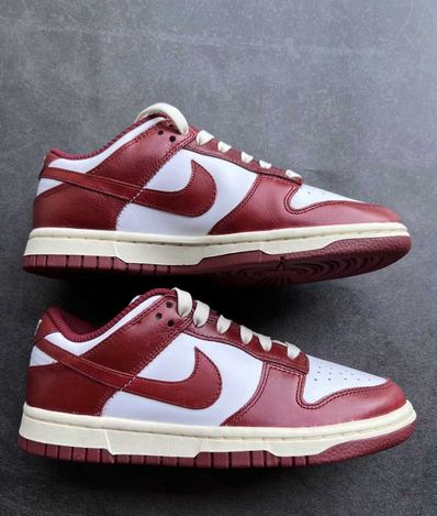 Nike Women's Dunk Low PRM "Team Red and White"