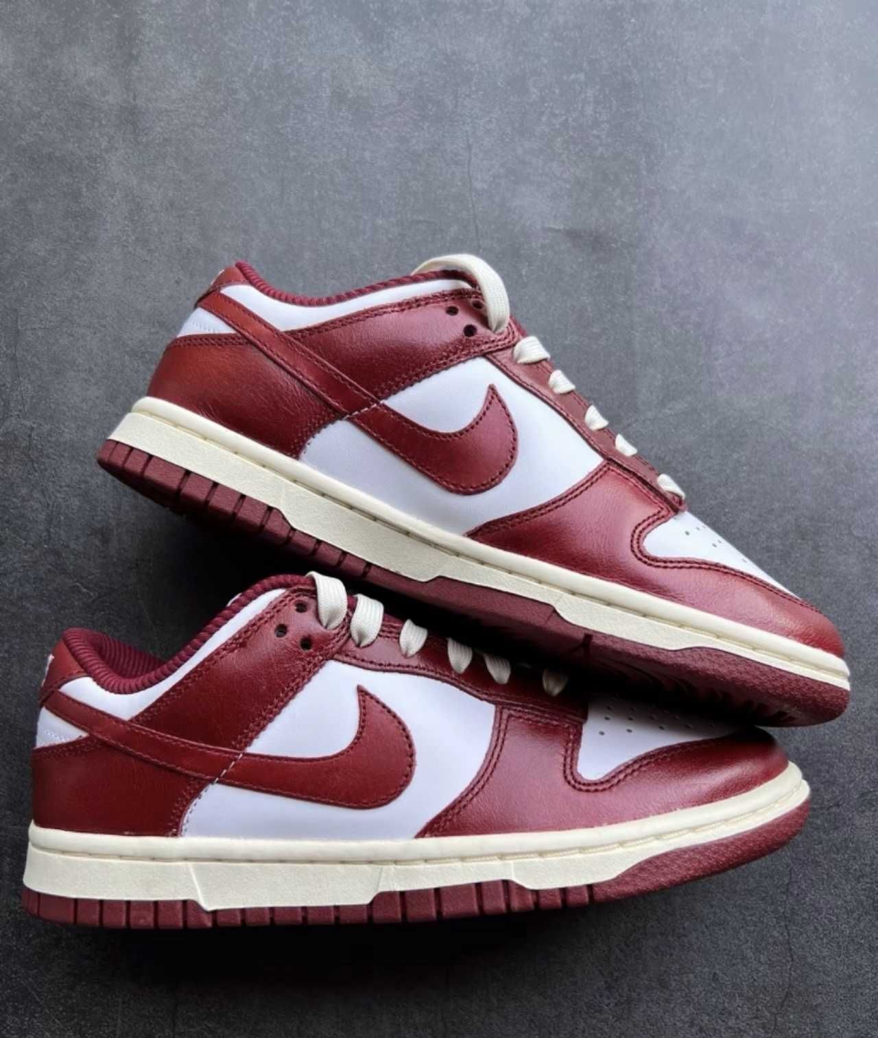 Nike Women's Dunk Low PRM "Team Red and White"