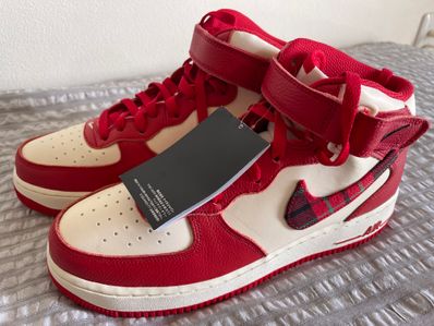 Nike Air Force 1 Mid Plaid "Red"