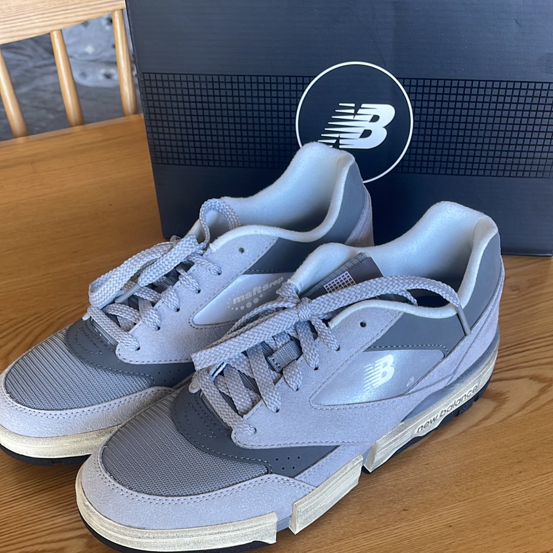 ジェイデン・スミス × ニューバランス ミスフィッツレップ 0.01 "グレー/ホワイト/ブラック"