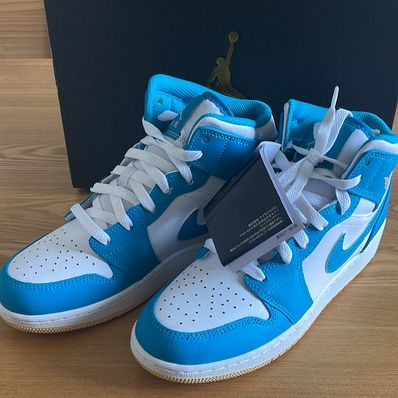 Nike GS Air Jordan 1 Mid "Aqua"
