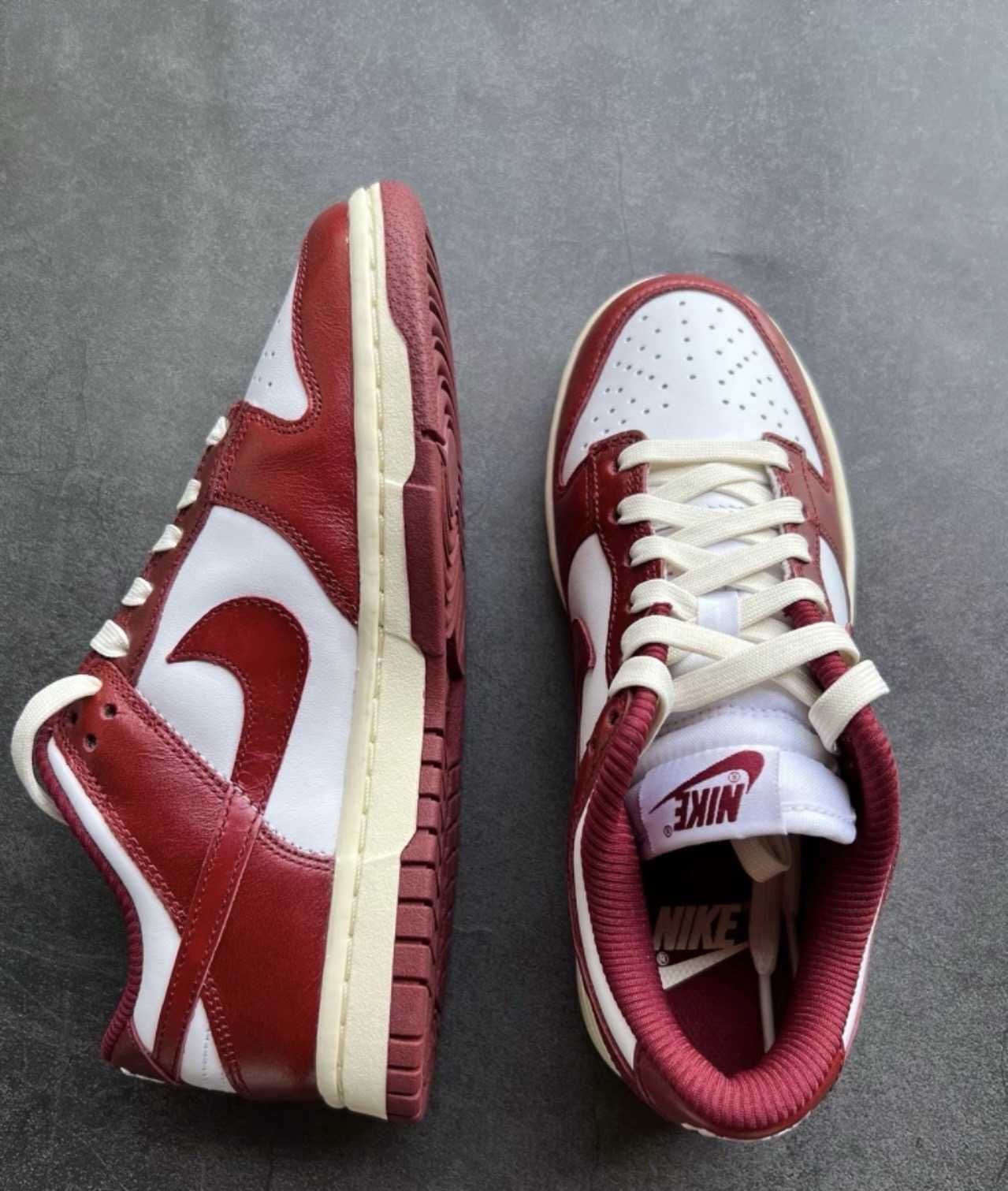 Nike Women's Dunk Low PRM "Team Red and White"