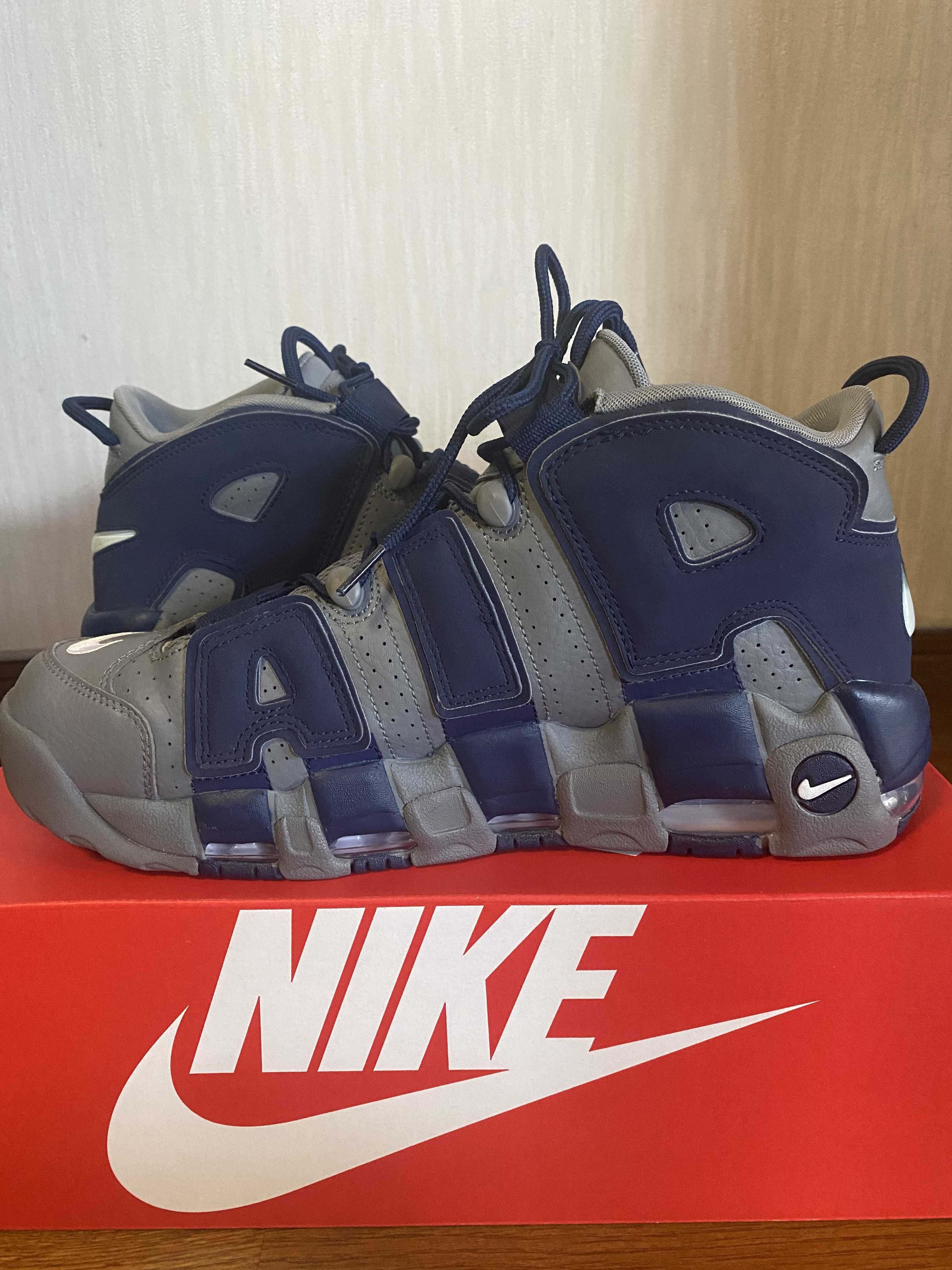 Nike Air More Uptempo '96 "Cool Grey/White/Midnight Navy"
