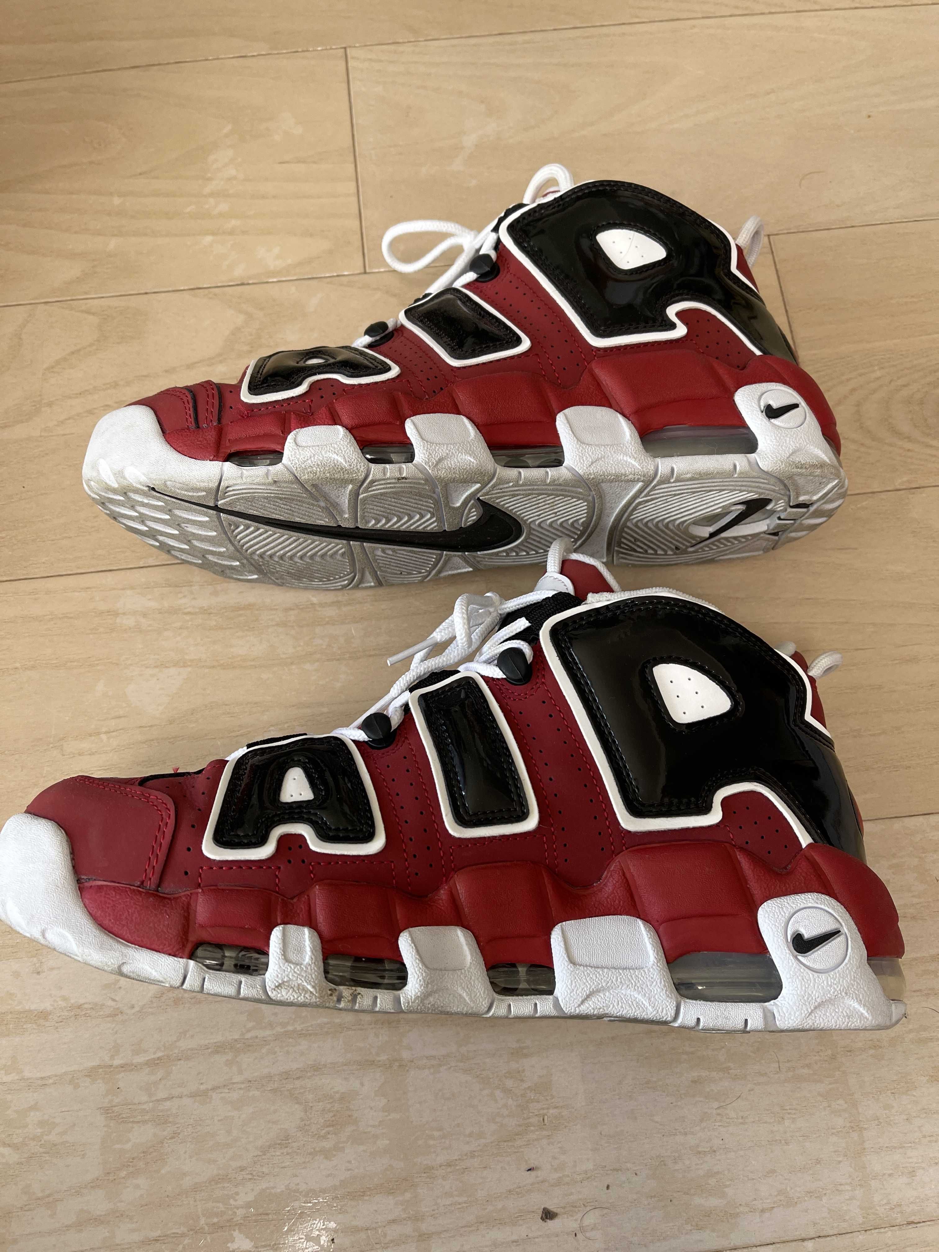 Nike Air More Uptempo ’96 "Black and Varsity Red" (2021)