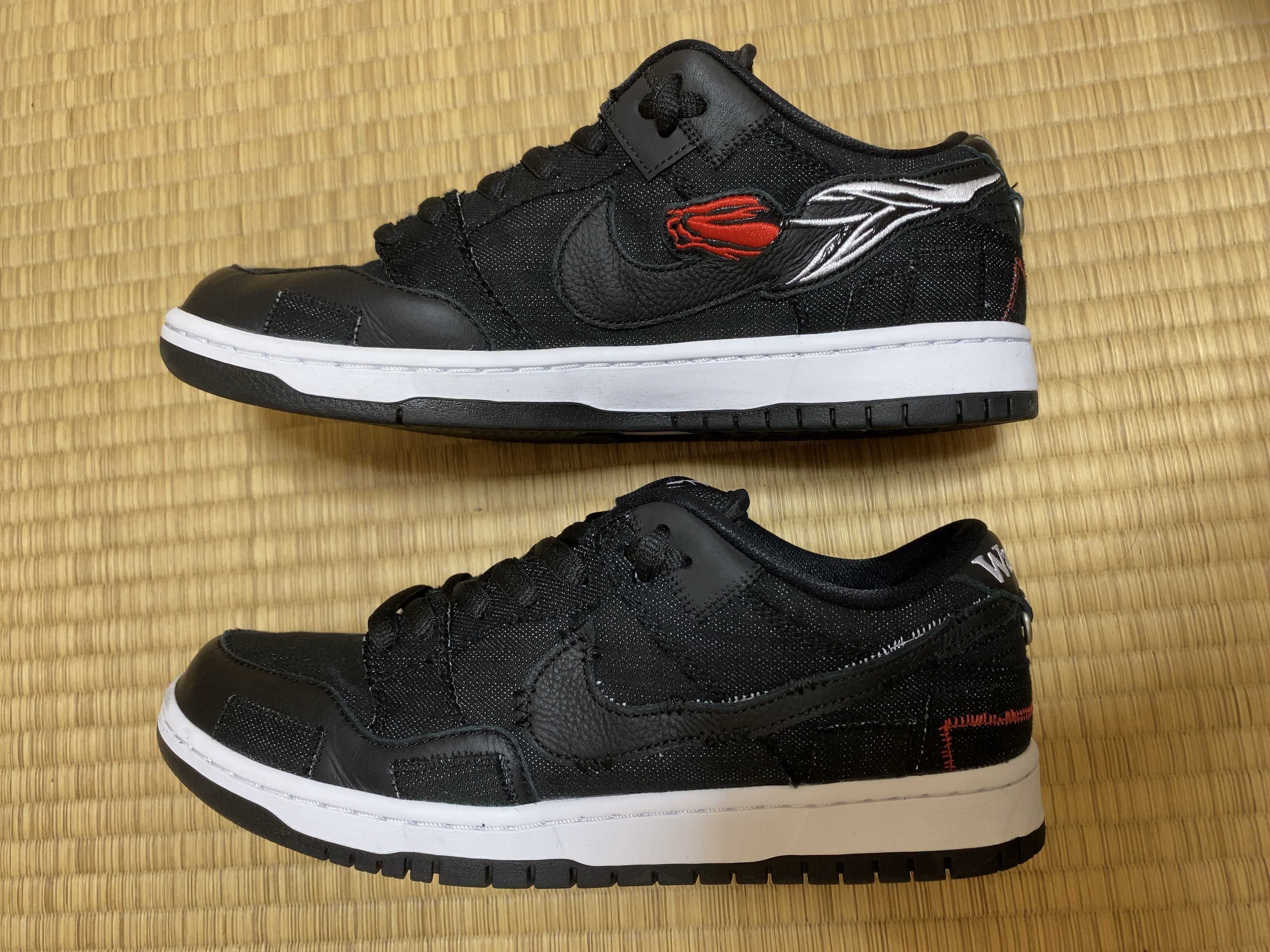 Wasted Youth × Nike SB Dunk Low "Black Denim" / VERDY