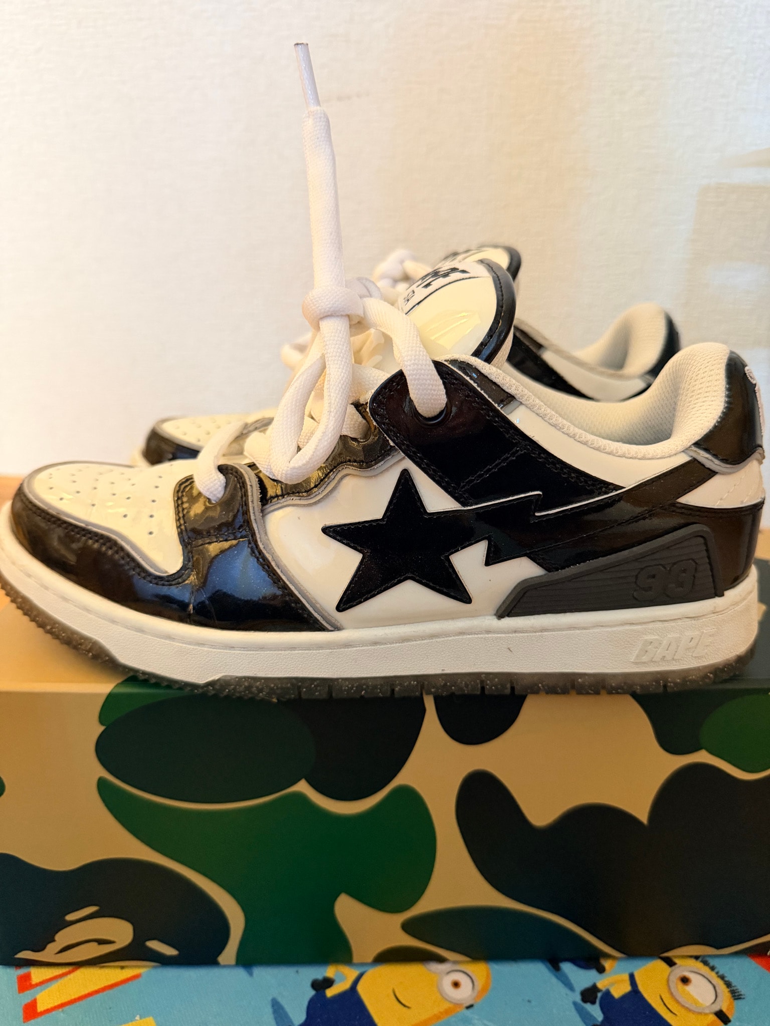 A BATHING APE Women's SK8 STA BOLD #1 "Black"