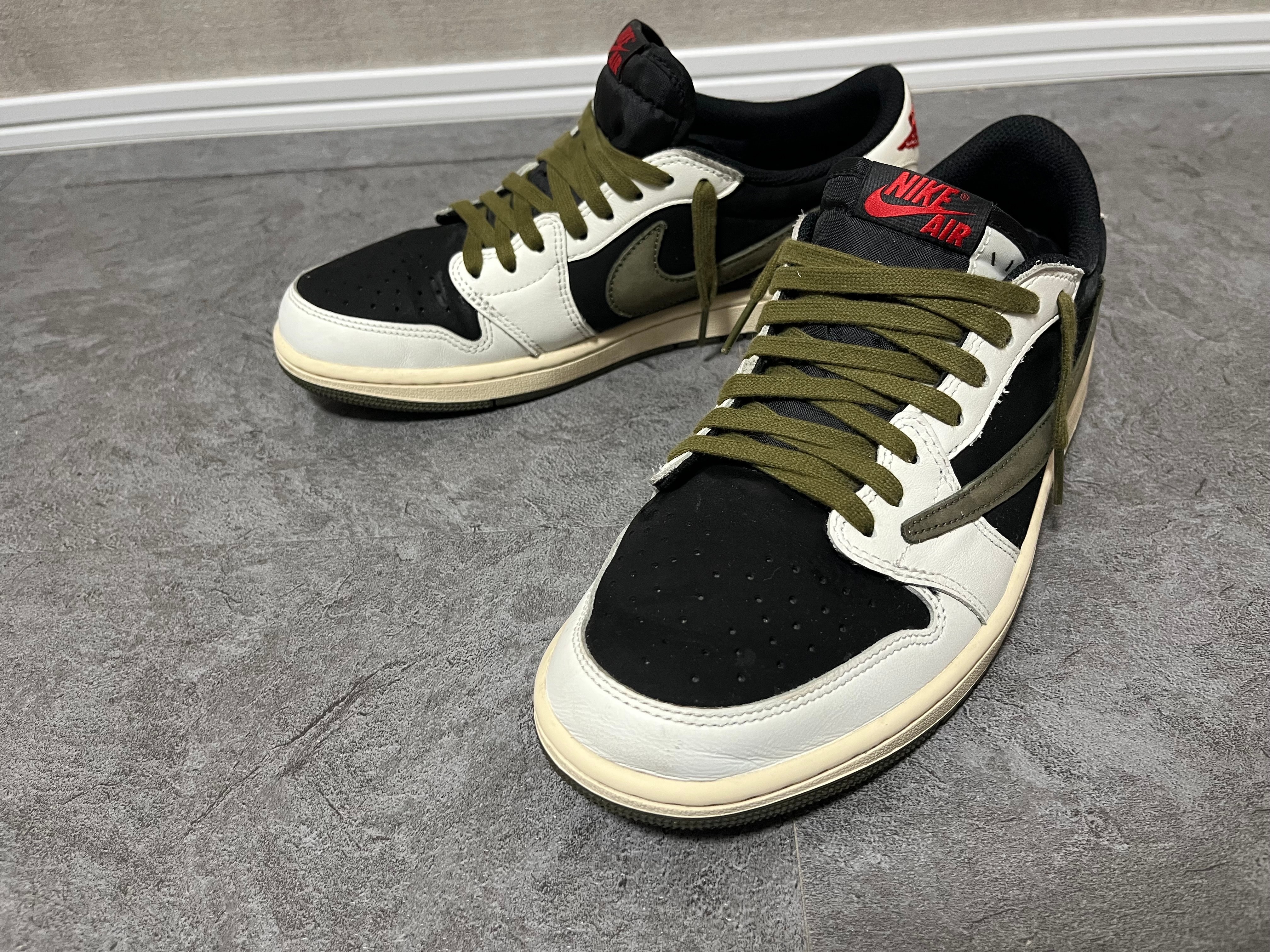 Travis Scott × Nike Women's Air Jordan 1 Low OG "Medium Olive"