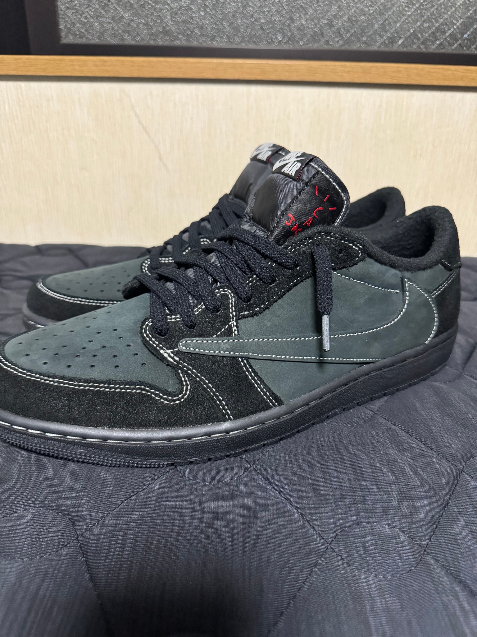 Travis Scott × Nike Air Jordan 1 Low OG SP "Black Phantom"