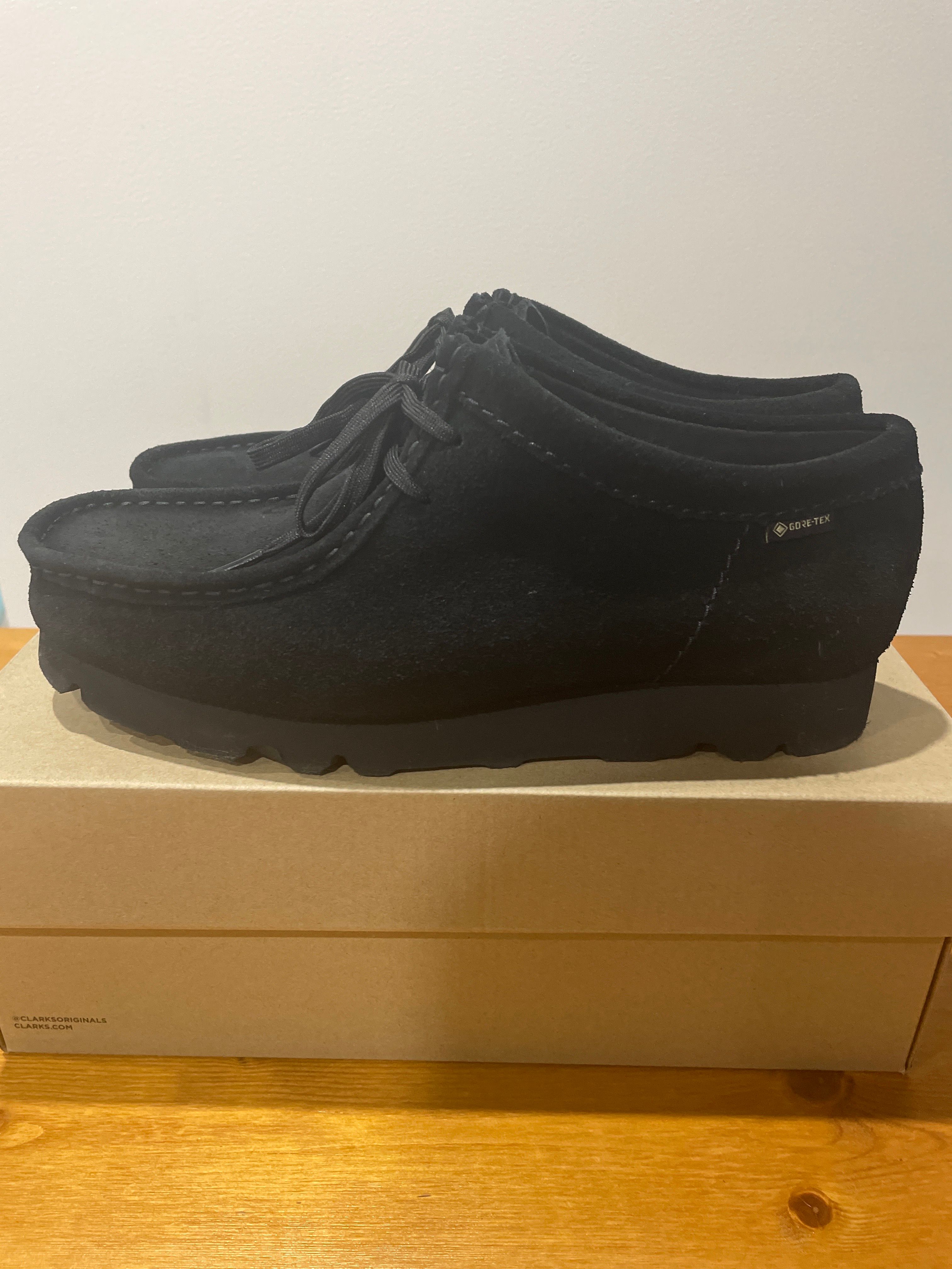 Clarks Wallabee GORE-TEX "Black Suede"