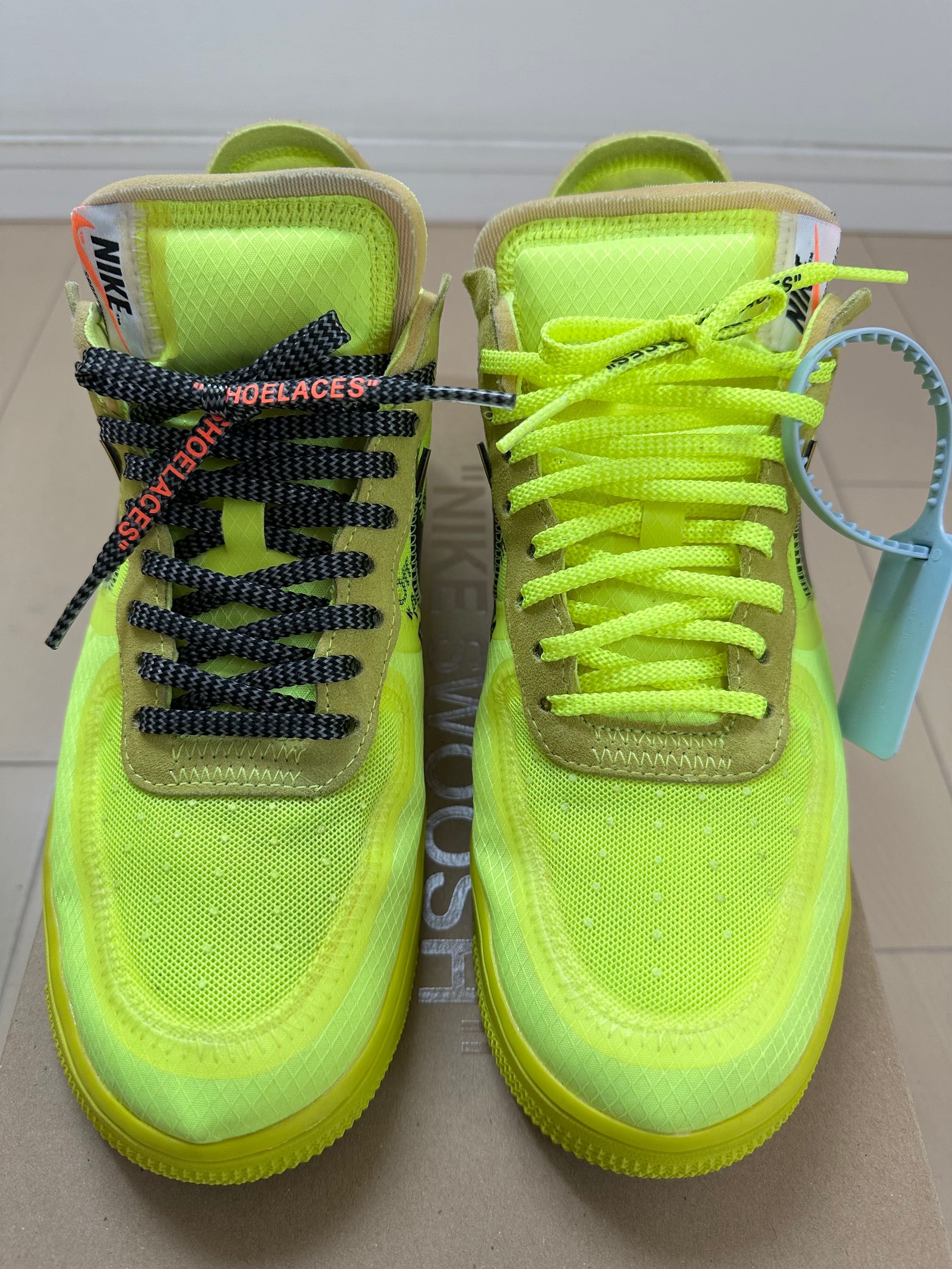 Off-White × Nike Air Force 1 Low "Volt"