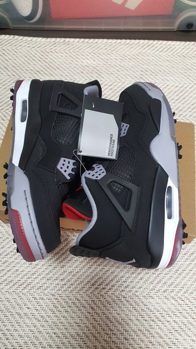 Nike Air Jordan 4 Golf "Bred"
