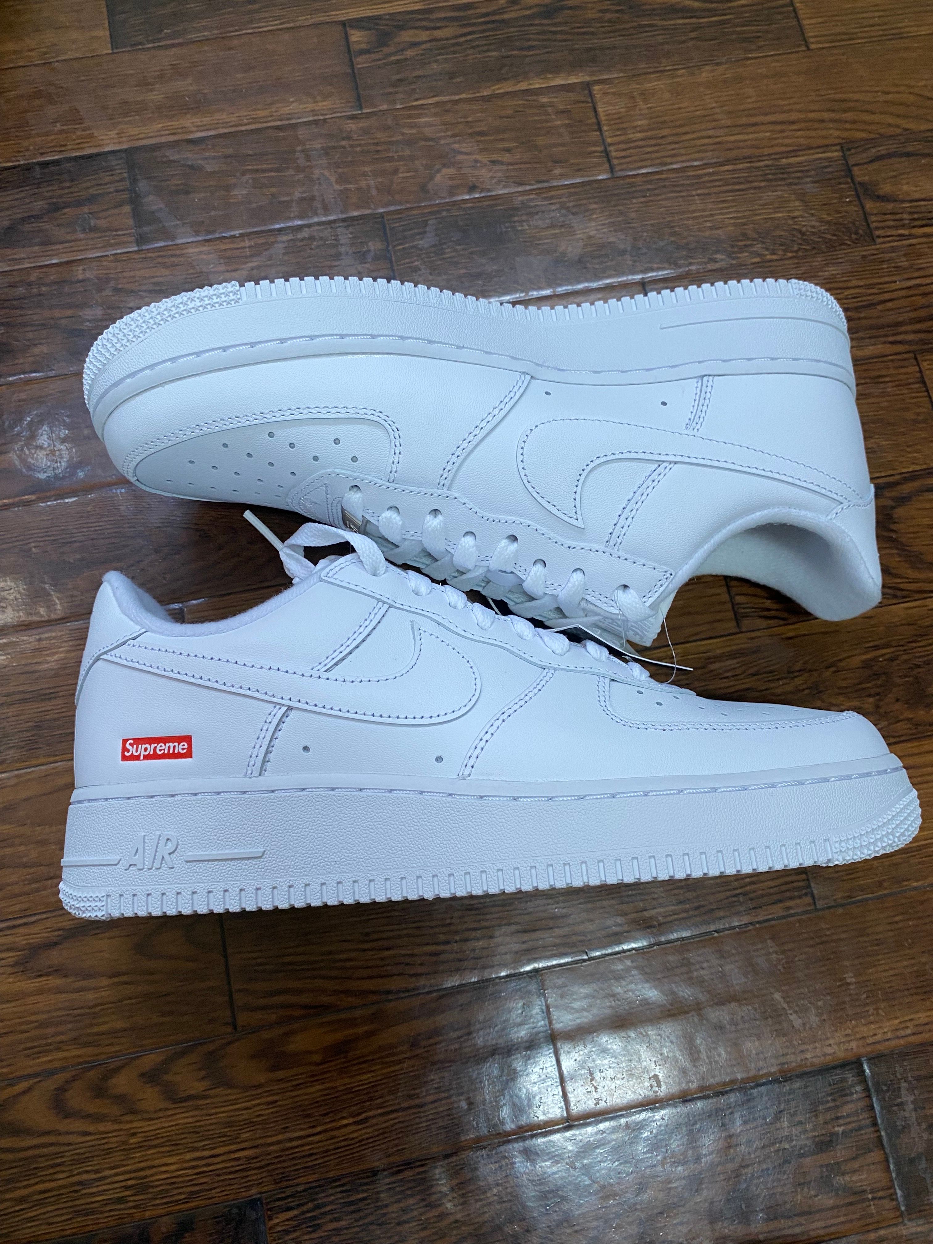 Supreme × Nike Air Force 1 Low "White"