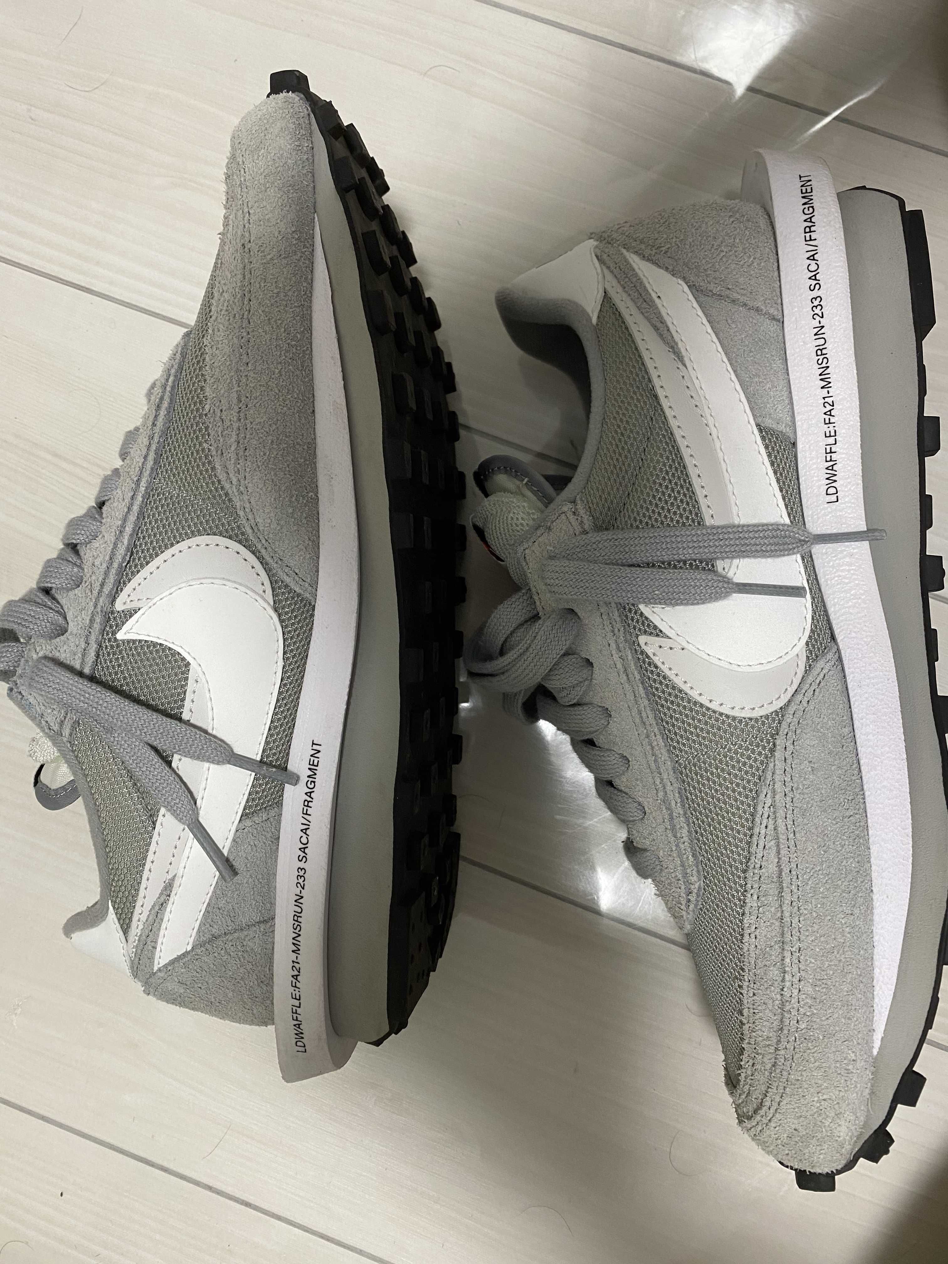 Fragment × sacai × Nike LD Waffle "Light Smoke Grey"