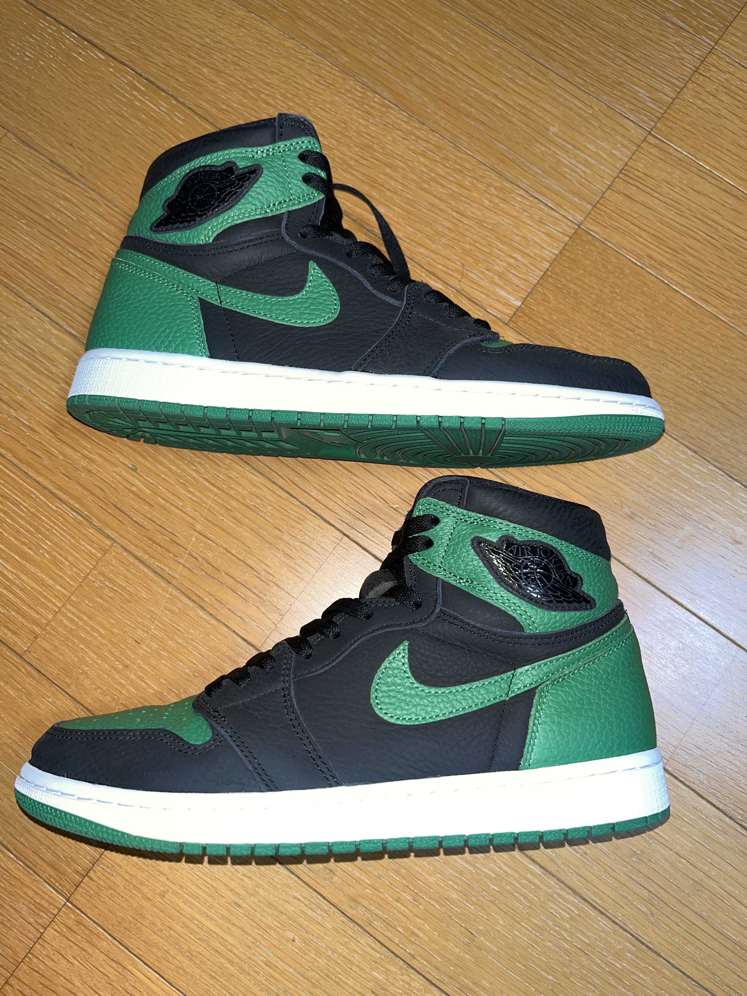 Nike Air Jordan 1 Retro High OG "Black/Pine Green" (2020)      