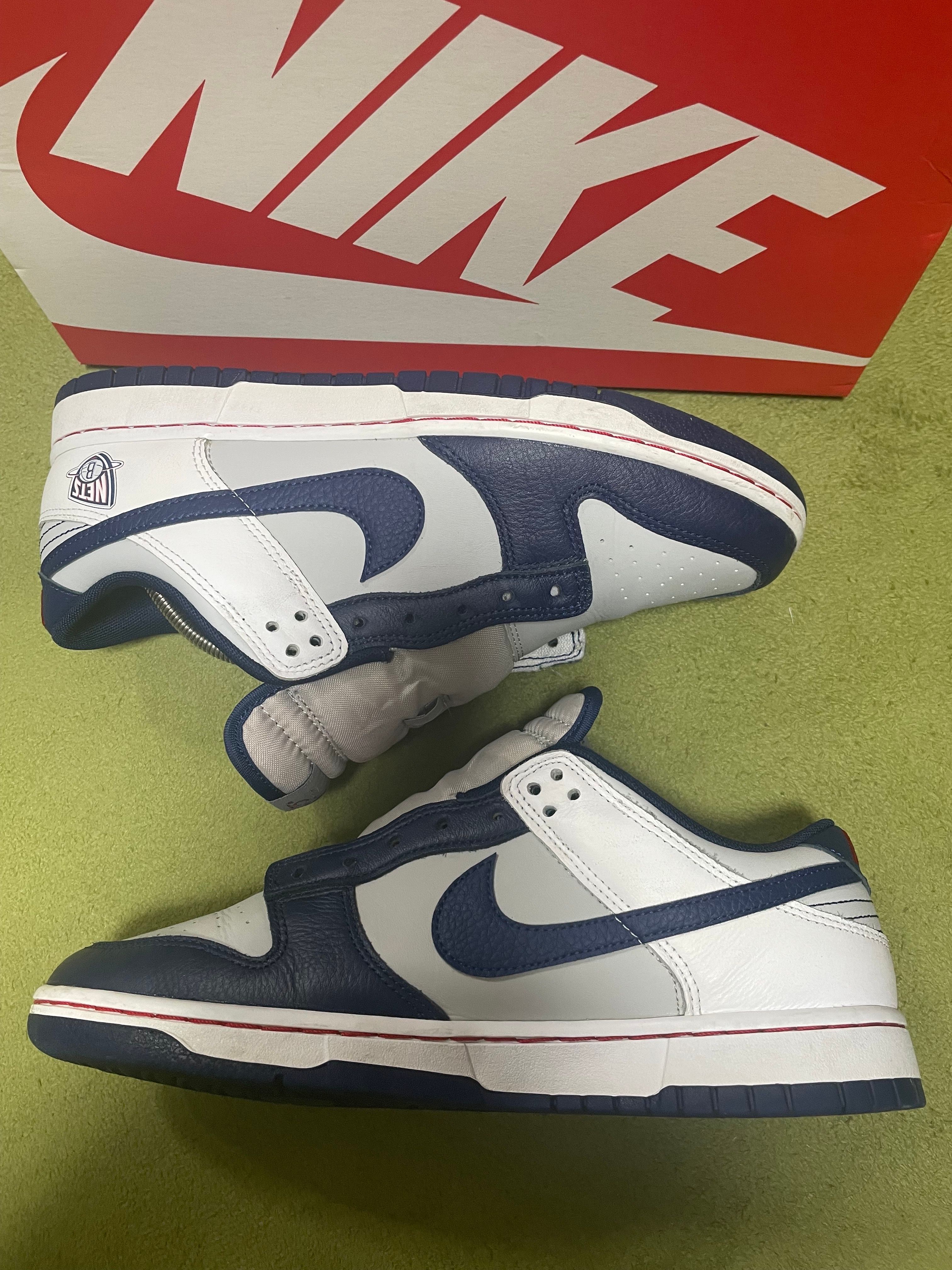 NBA × Nike Dunk Low EMB 75th Anniversary "Nets"