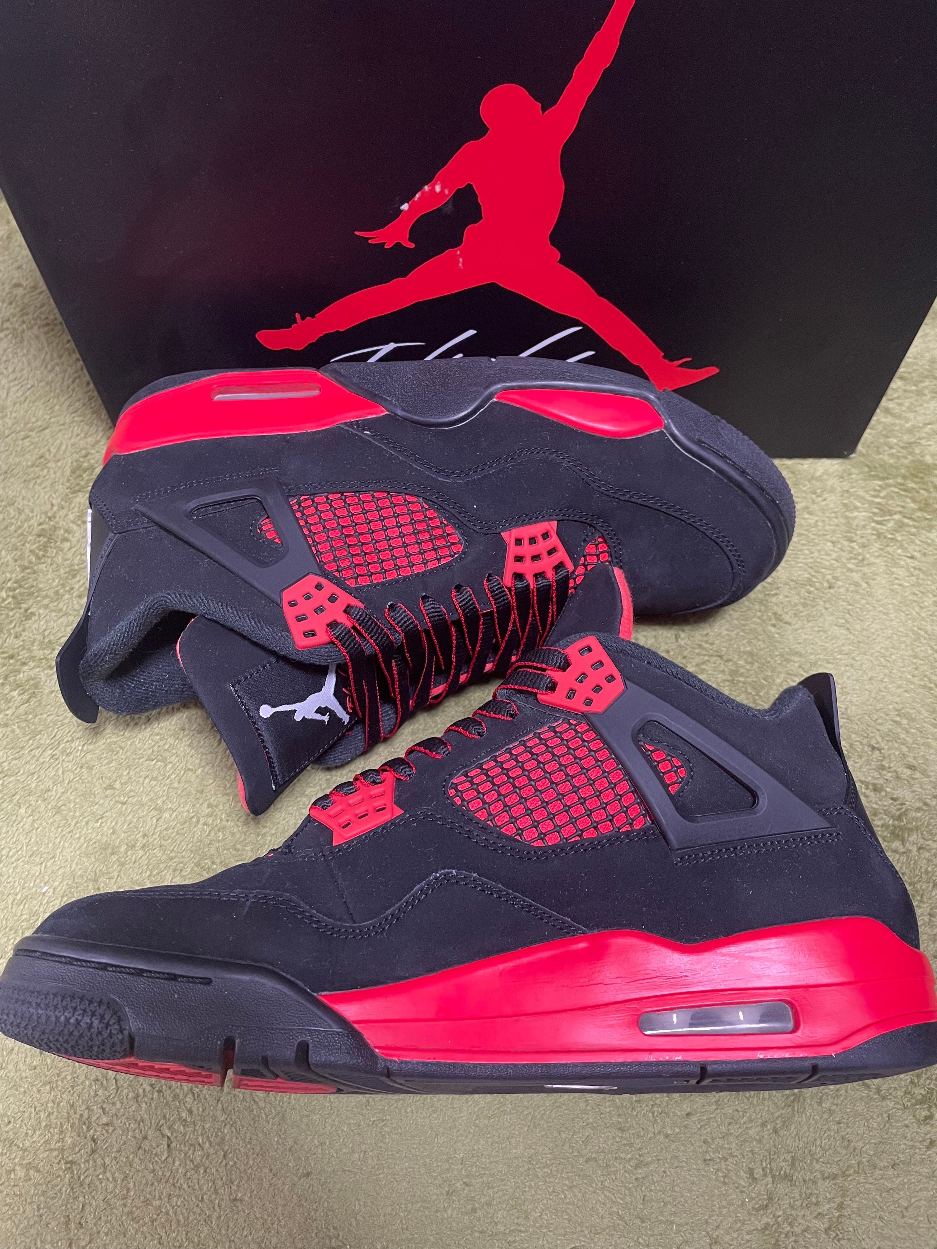 Nike Air Jordan 4 "Red Thunder/Crimson"