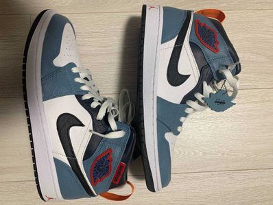 FACETASM × Nike Air Jordan 1 Mid "White/Navy"