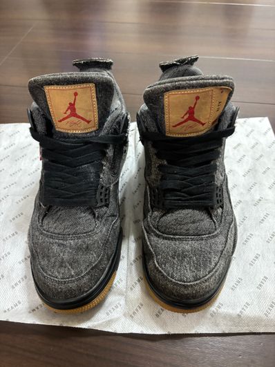 Nike × Levi's Air Jordan 4 "Black Denim" (Tag: ®)