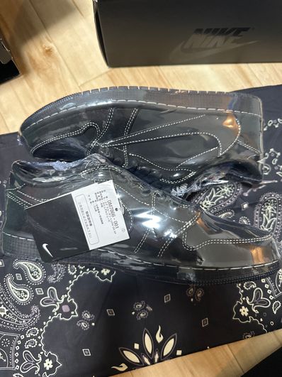 Travis Scott × Nike Air Jordan 1 Low OG SP "Black Phantom"