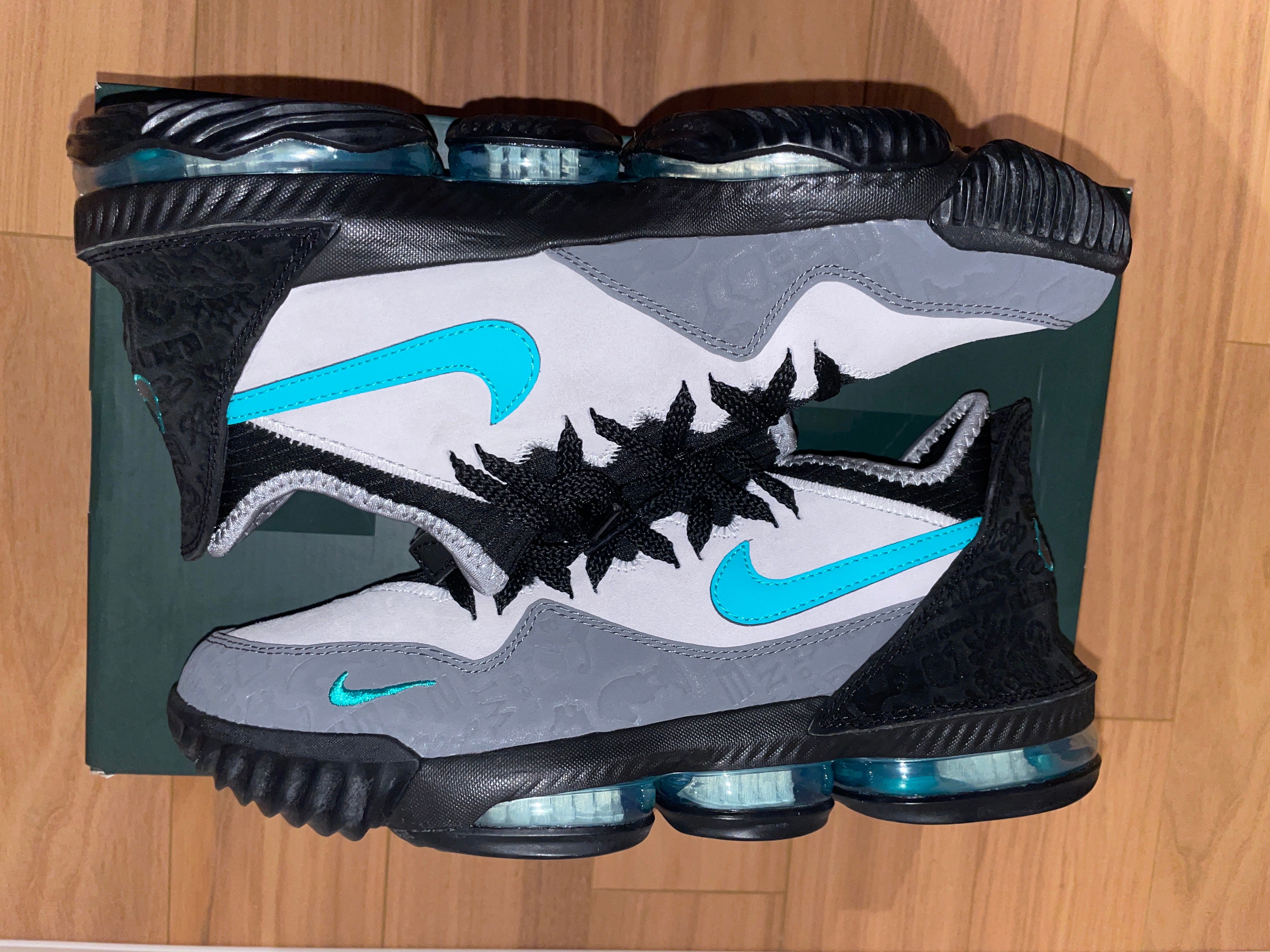 atmos × Nike LeBron 16 "Clear Jade"