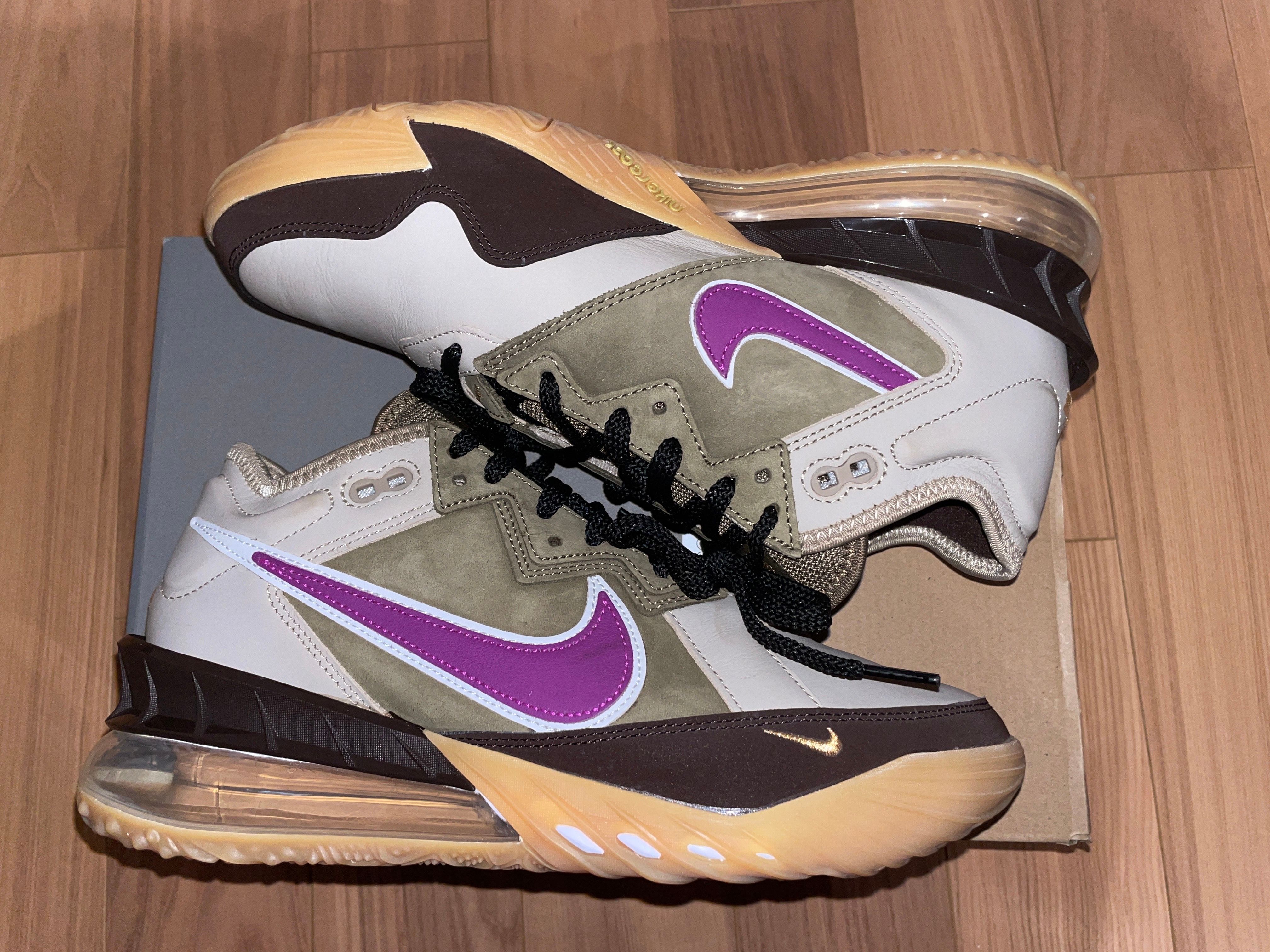 atmos × Nike LeBron 18 Low "Viotech"