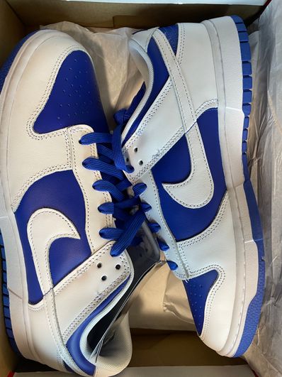 Nike Dunk Low Retro "Racer Blue and White"