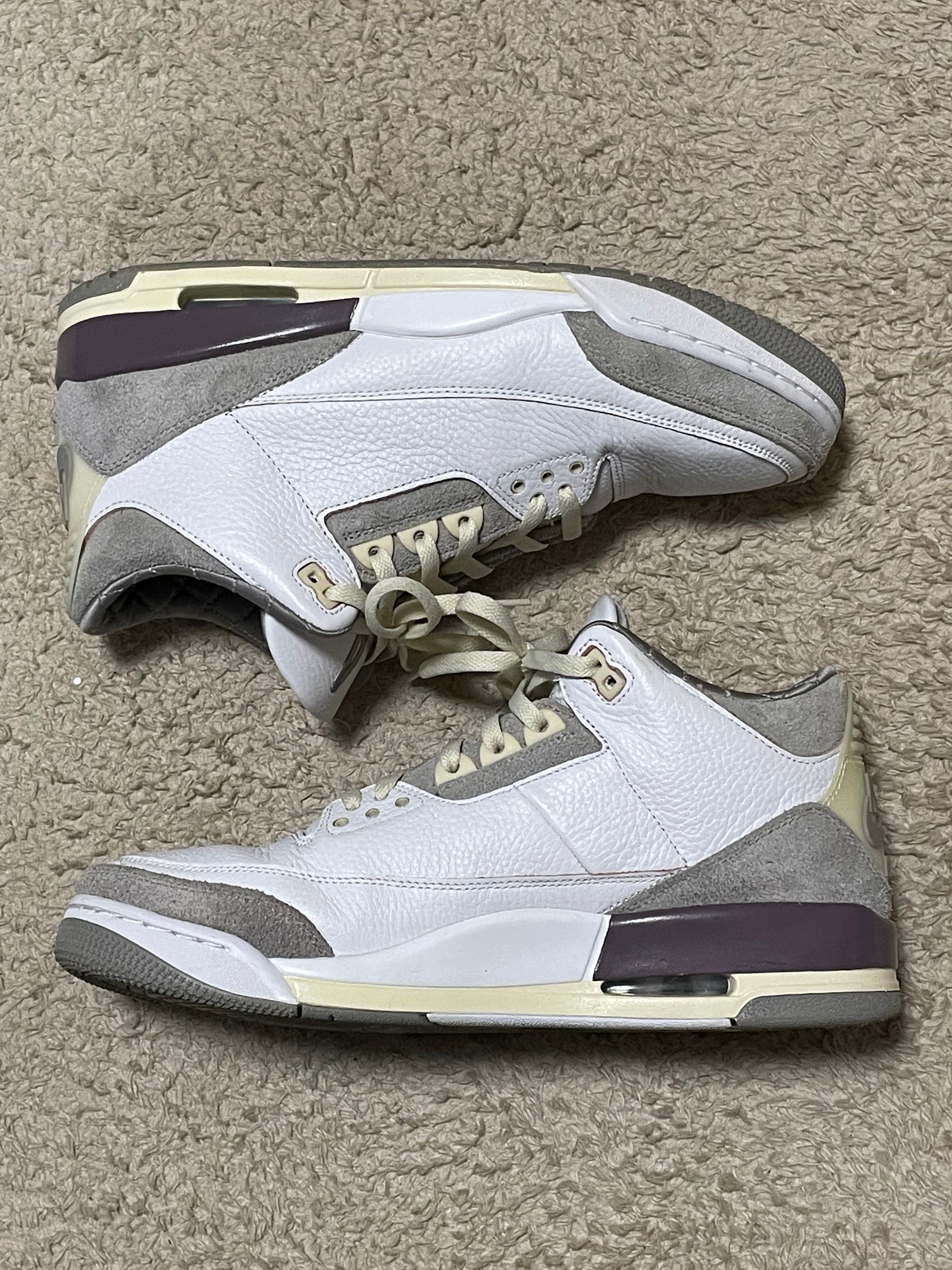 A Ma Maniere × Nike Women's Air Jordan 3 Retro SP "White/Medium Grey Violet Ore"