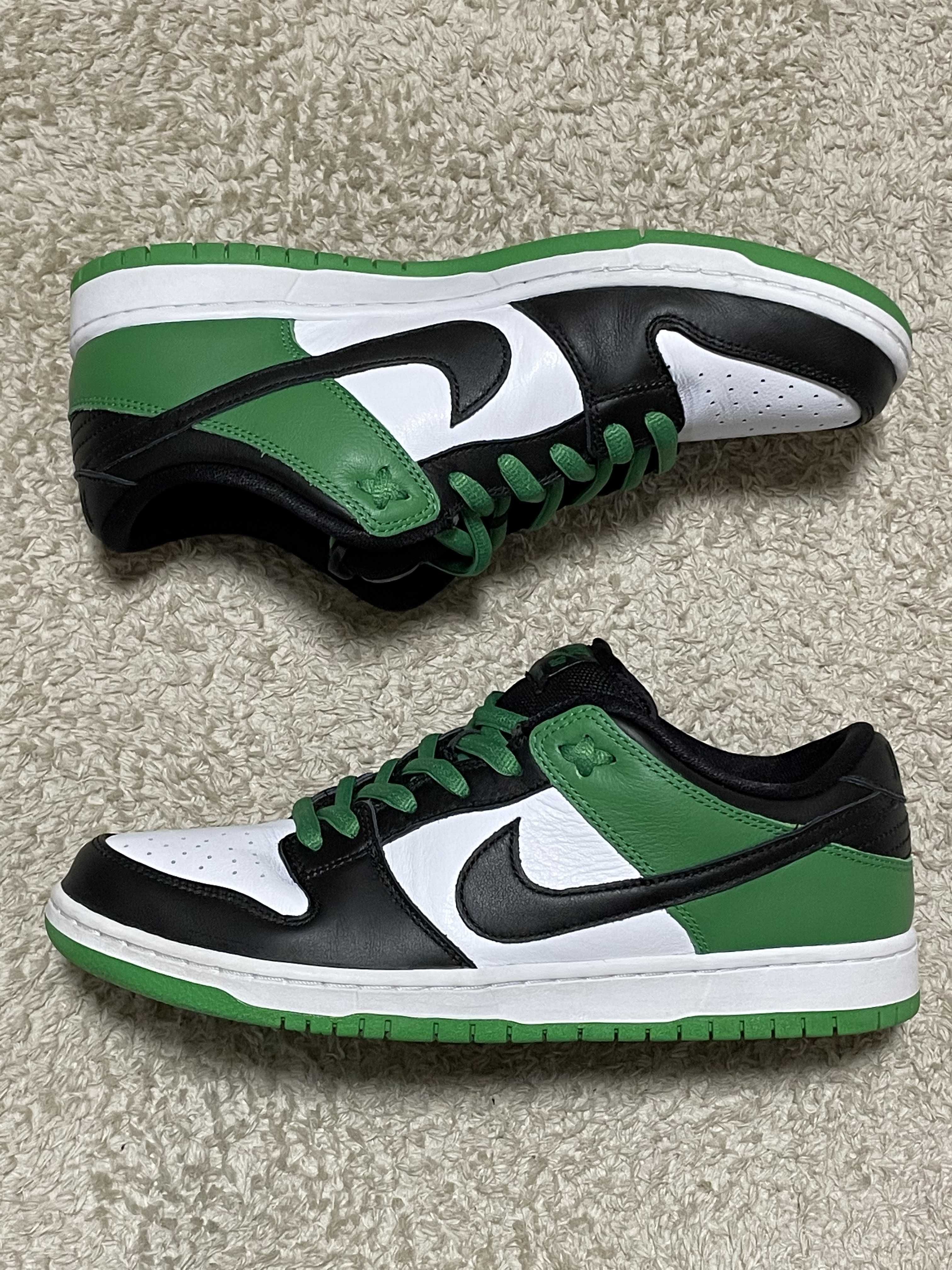 Nike SB Dunk Low Pro "Black and Classic Green"