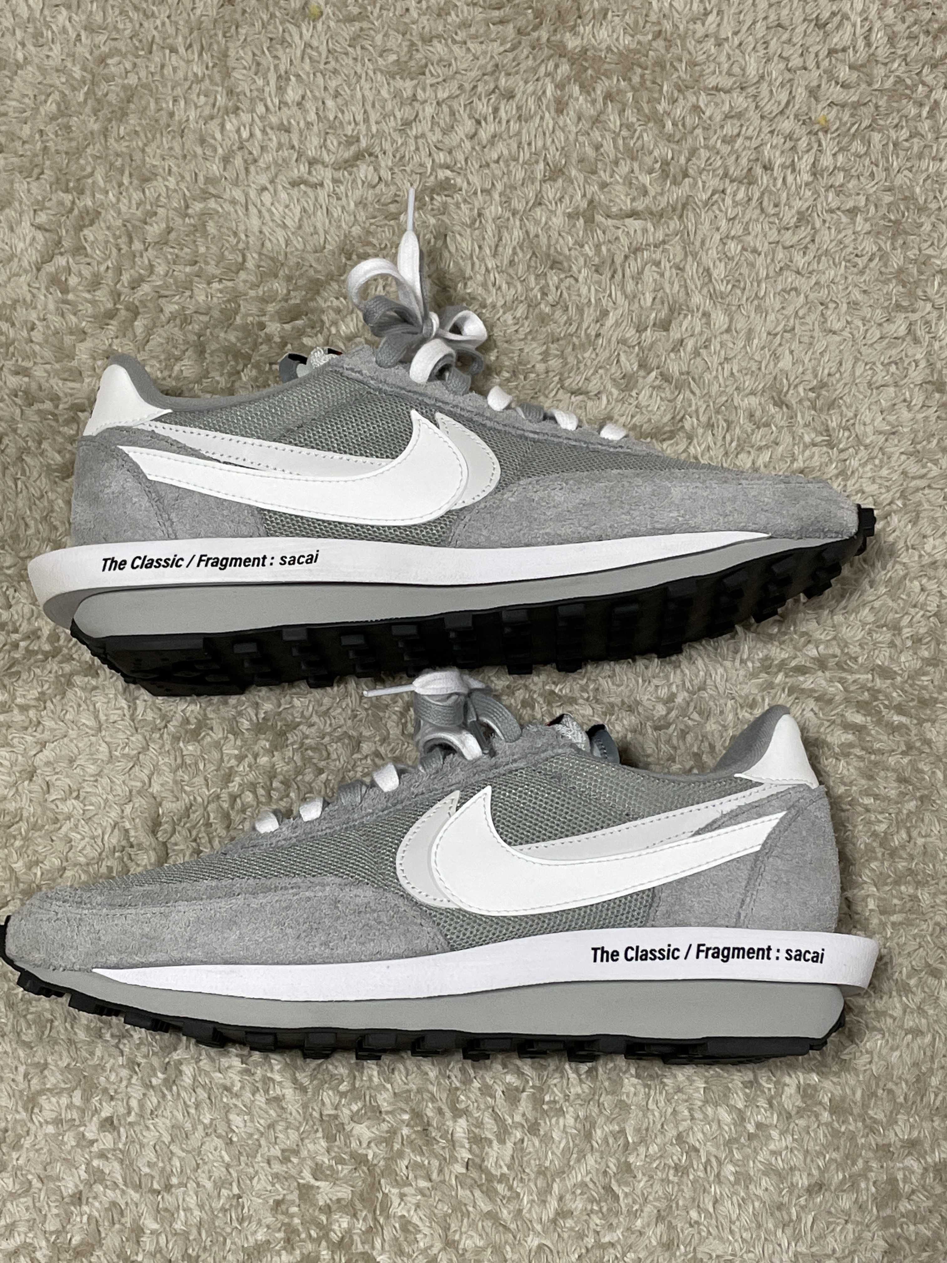 Fragment × sacai × Nike LD Waffle "Light Smoke Grey"