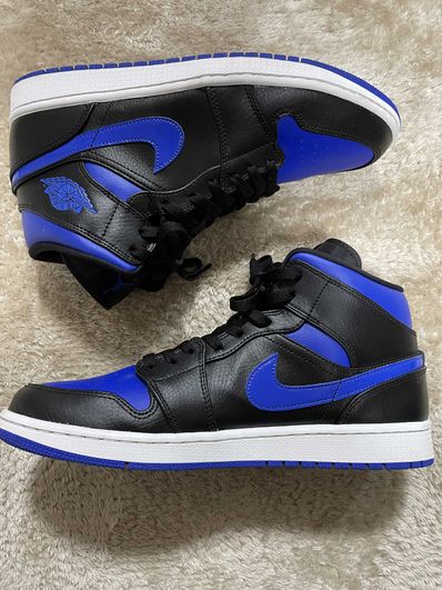 NIKE AIR JORDAN 1 MID "BLACK/BLUE"