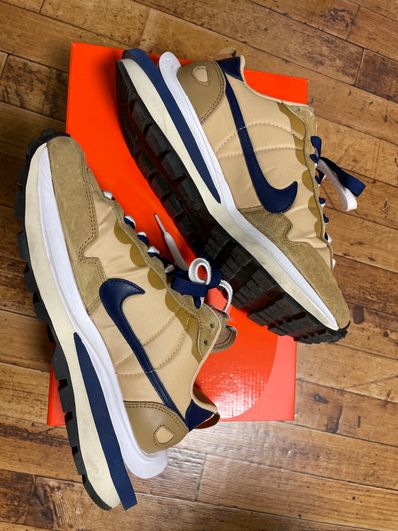Sacai × Nike Vapor Waffle "Sesame And Blue Void"