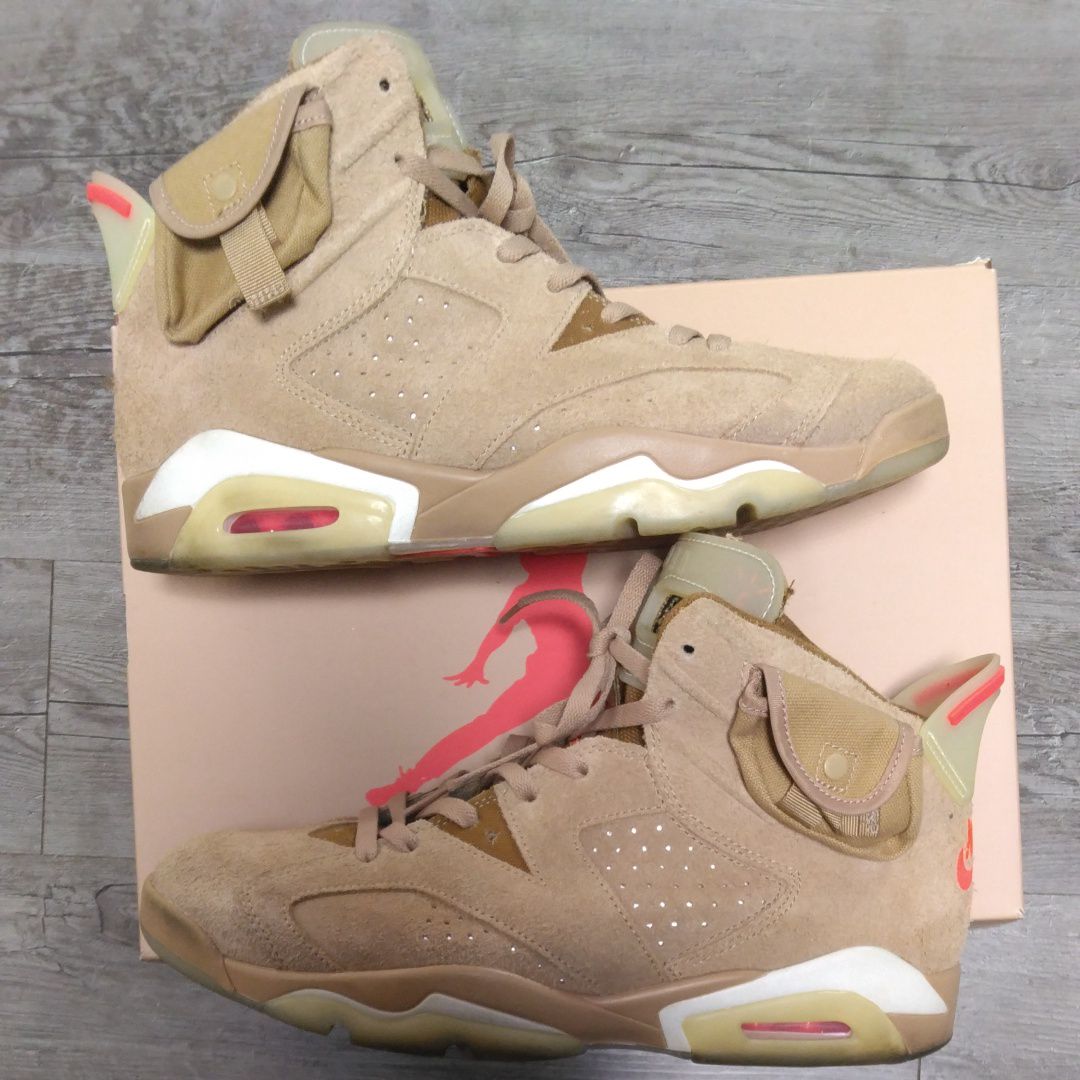 Travis Scott × Nike Air Jordan 6 "British Khaki"
