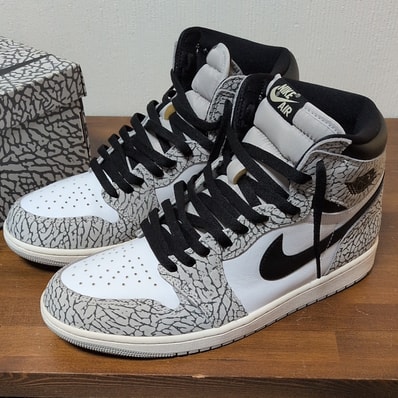 Nike Air Jordan 1 High OG "White Cement/Safari"