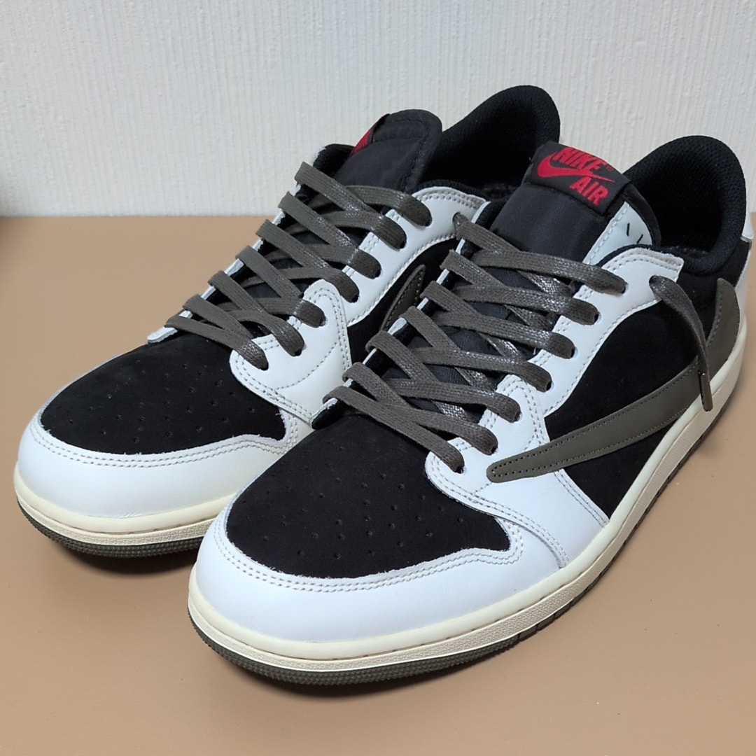 Travis Scott × Nike Women's Air Jordan 1 Low OG "Medium Olive"