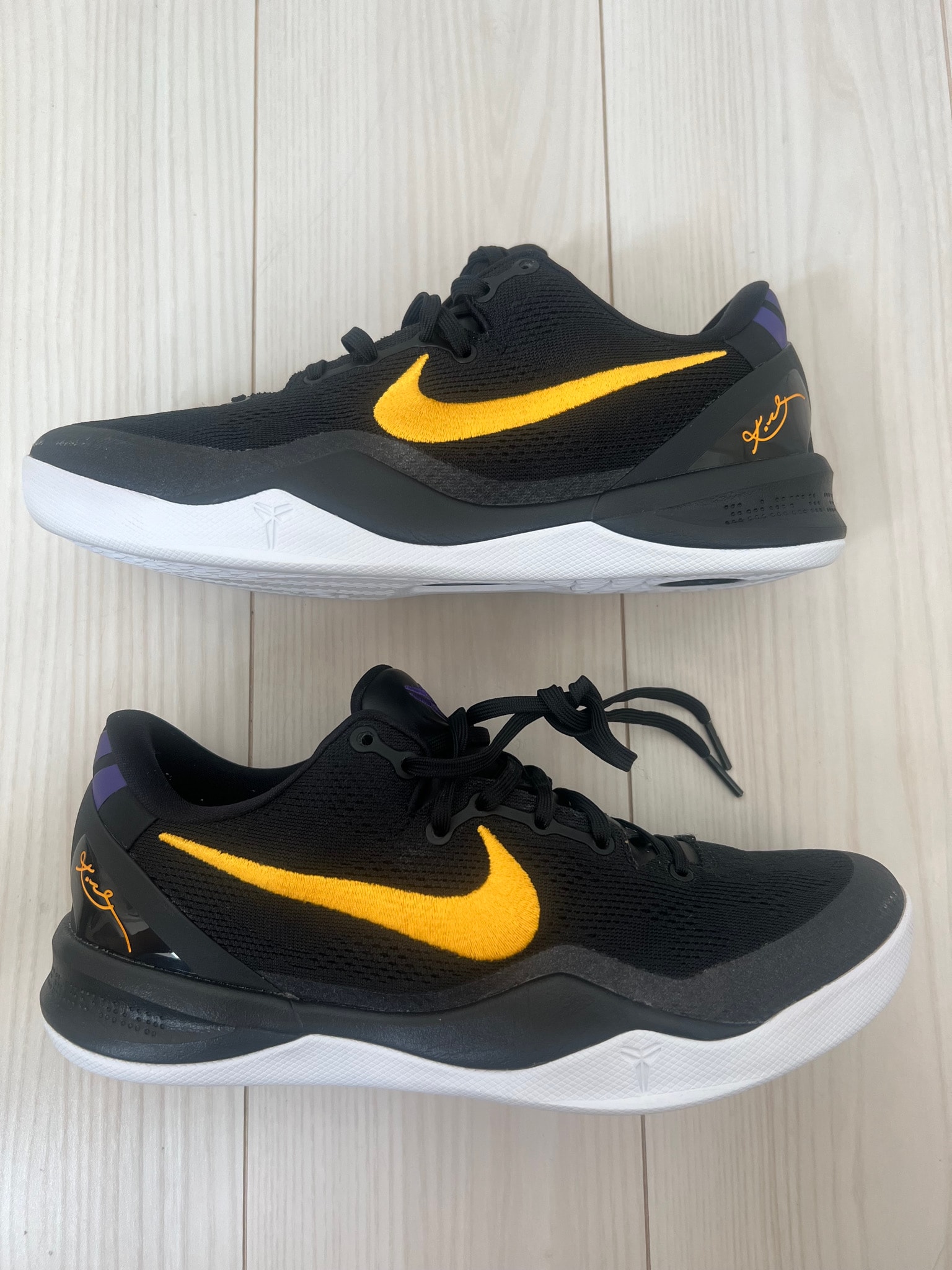 Nike Kobe 8 Protro "Black and University Gold"