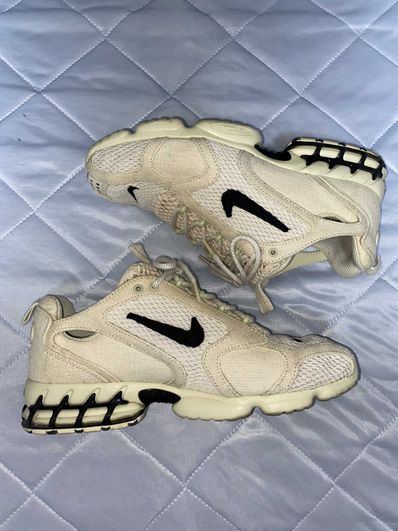 Stussy × Nike Air Zoom Spiridon CG 2 "Fossil/Black"