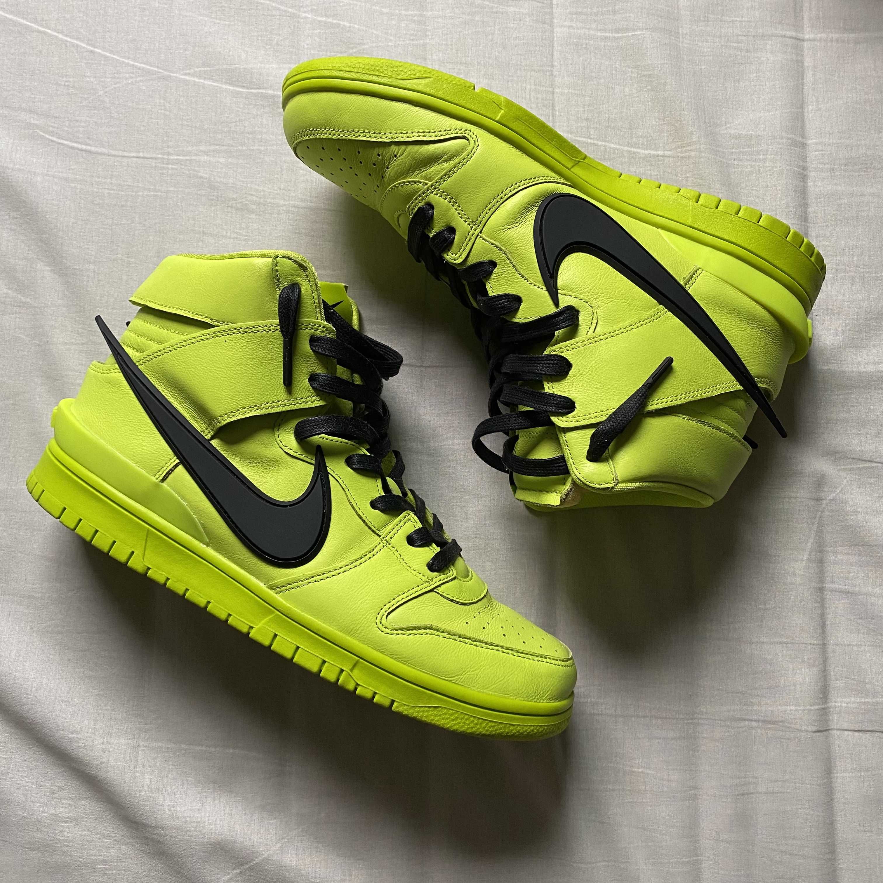 AMBUSH × NIKE DUNK HIGH "FLASH LIME"