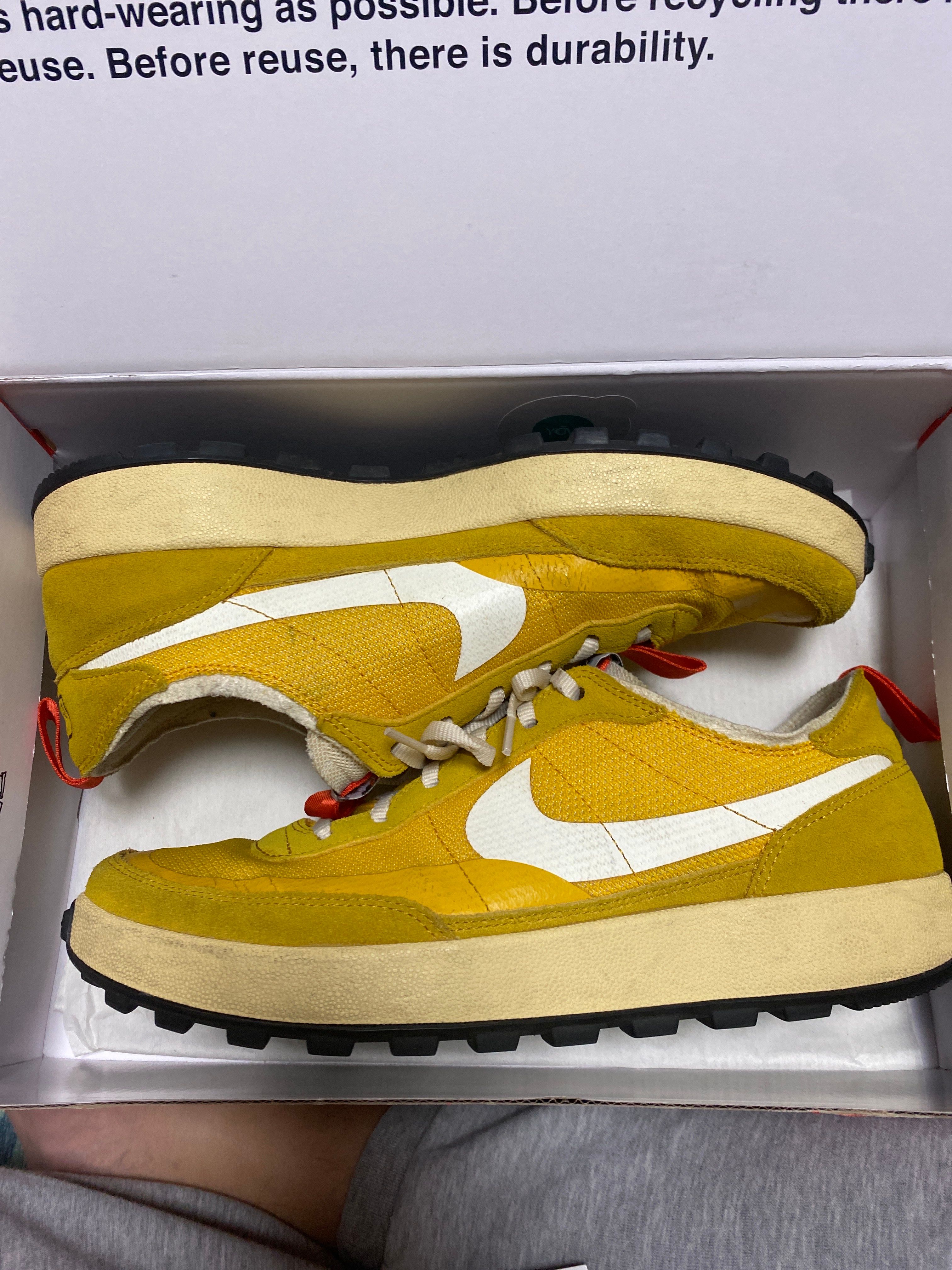 Tom Sachs × NikeCraft Women's General Purpose Shoe "Yellow / Archive"