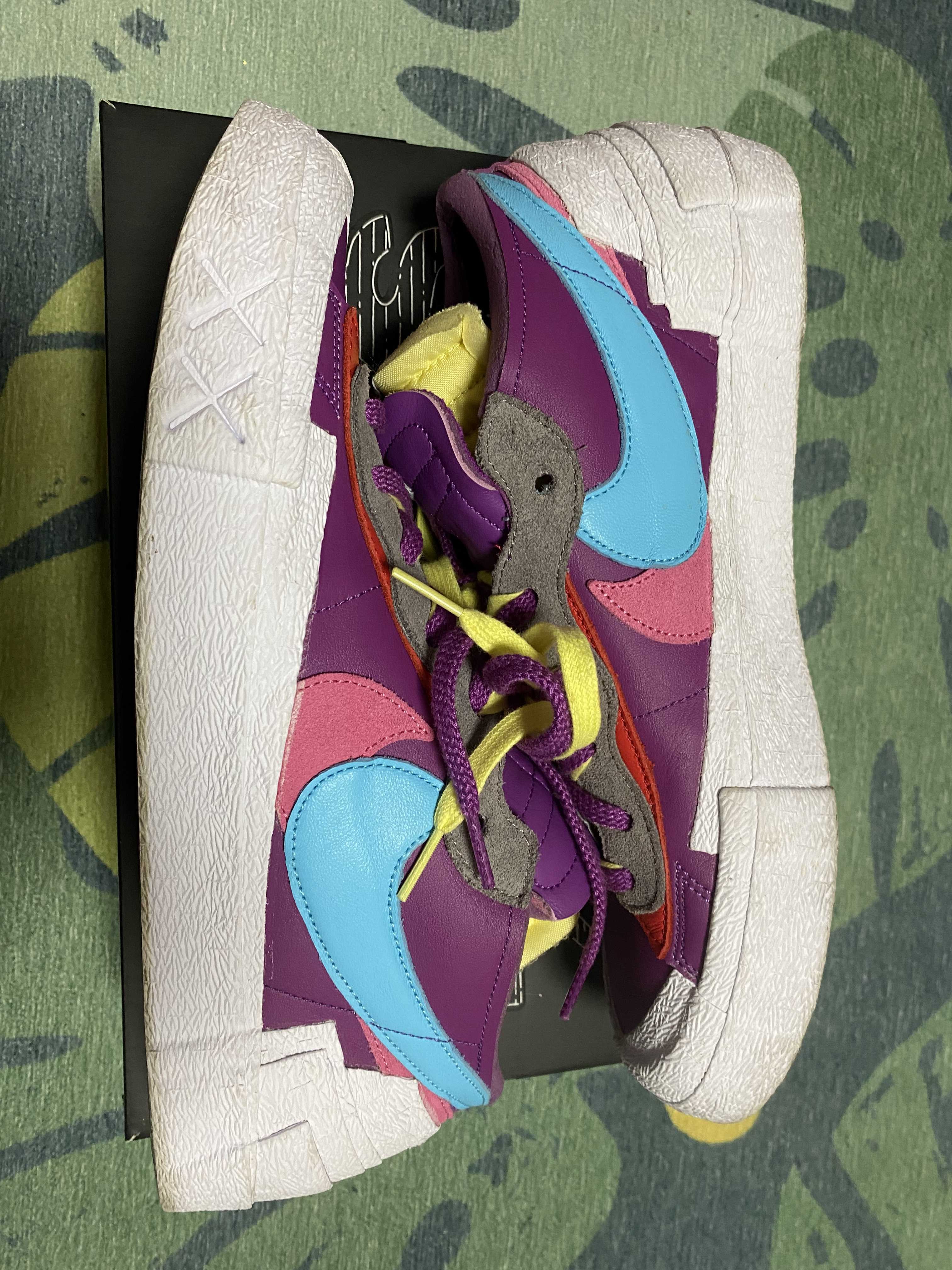 KAWS × sacai × Nike Blazer Low "Purple Dusk"