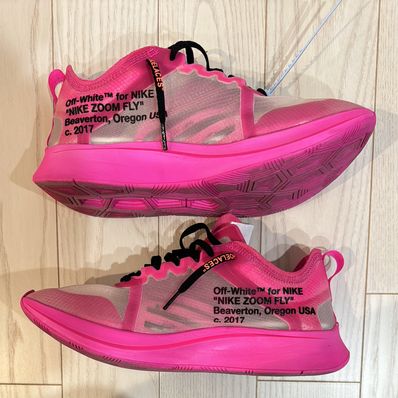 Off-White × Nike Zoom Fly "Pink"