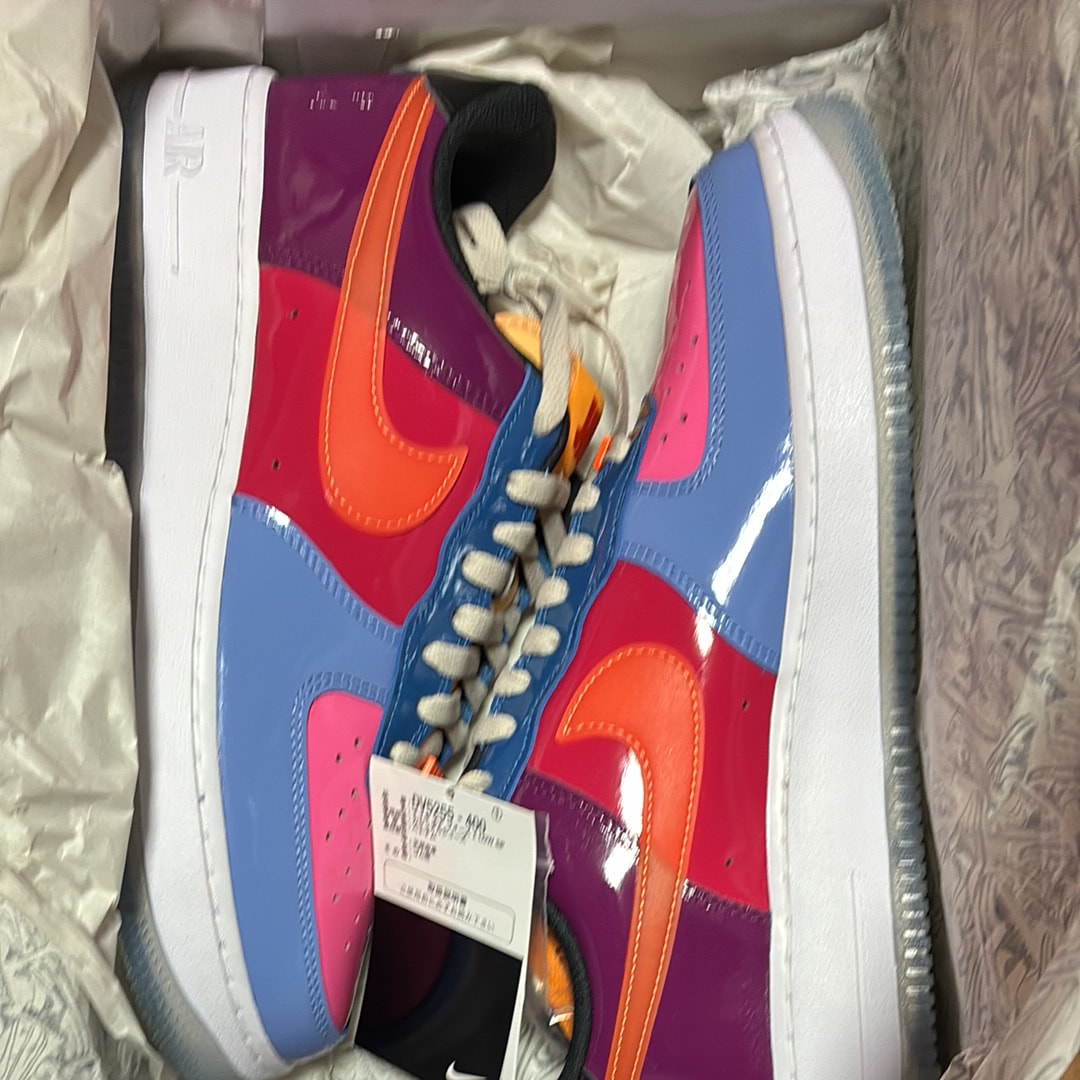 UNDEFEATED × Nike Air Force 1 Low SP "Total Orange"