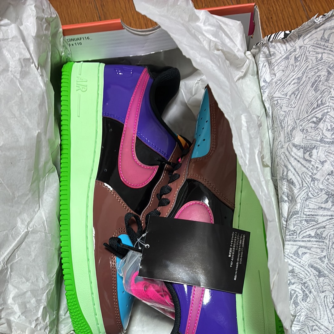 UNDEFEATED × Nike Air Force 1 Low SP "Multi Color/Pink"