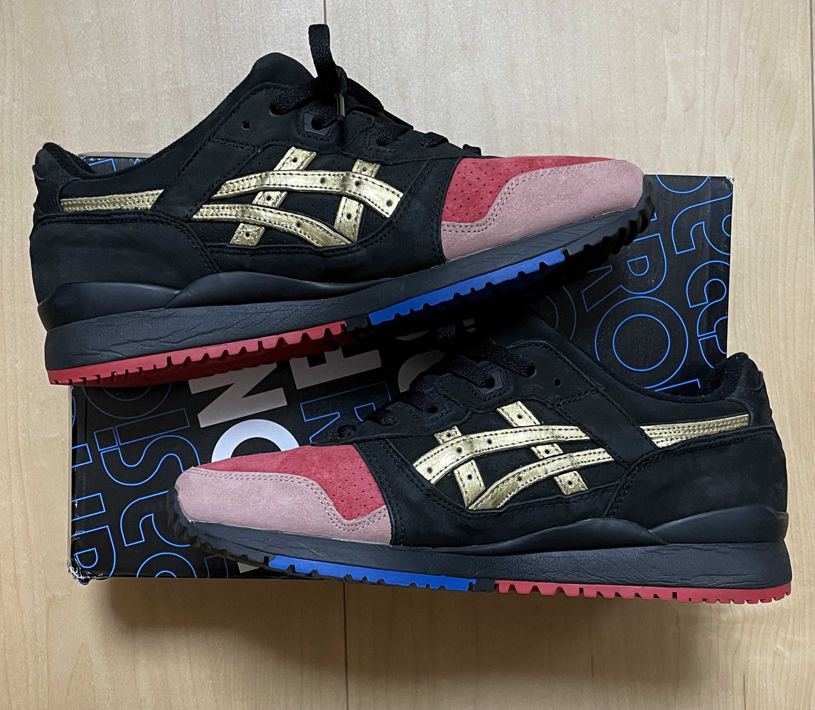 Ronnie Fieg × Asics Gel-Lyte III Tokyo Trio 252.1 "Black/Gold"