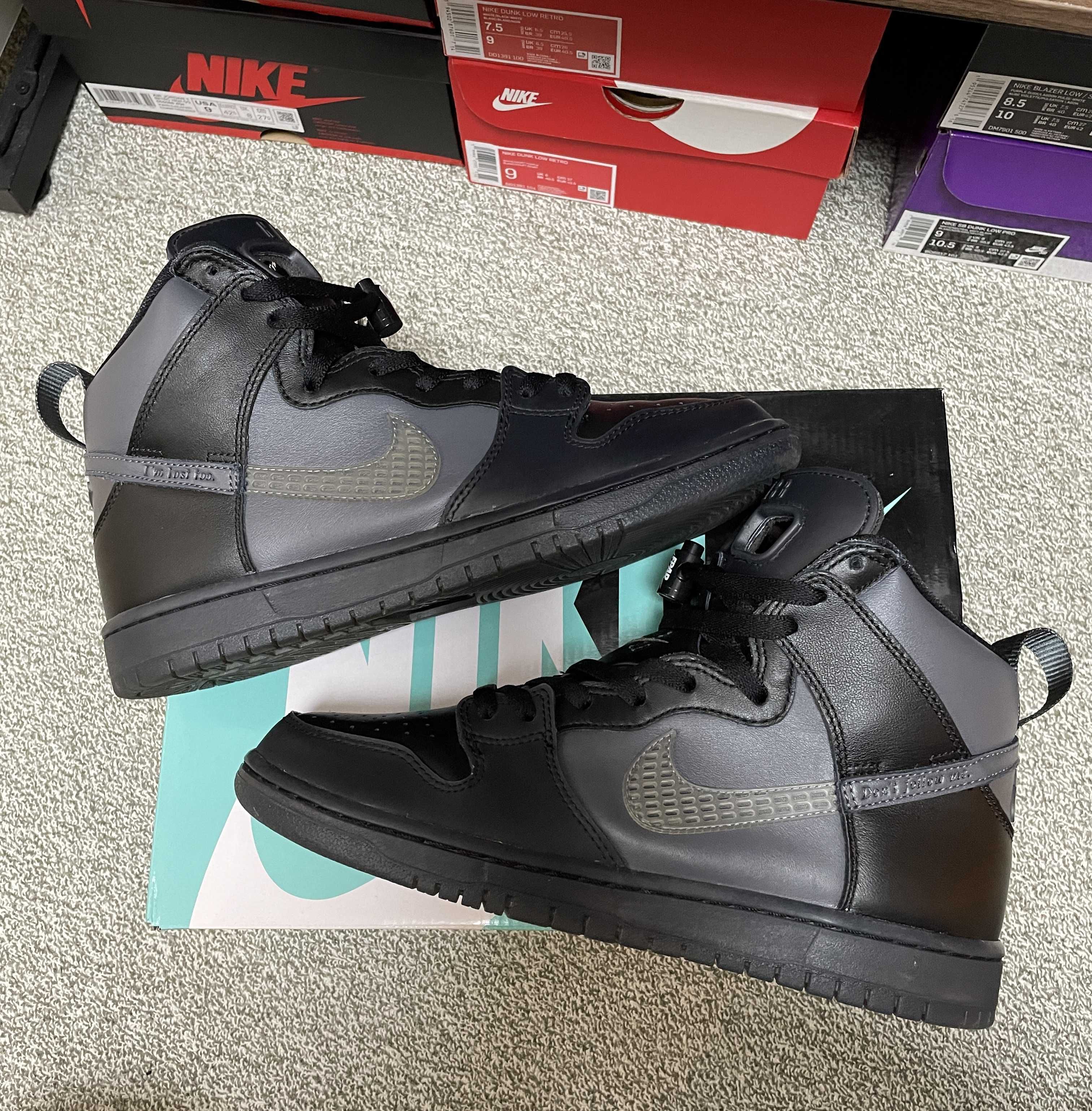 Nike SB Dunk High Pro PRM "Black"